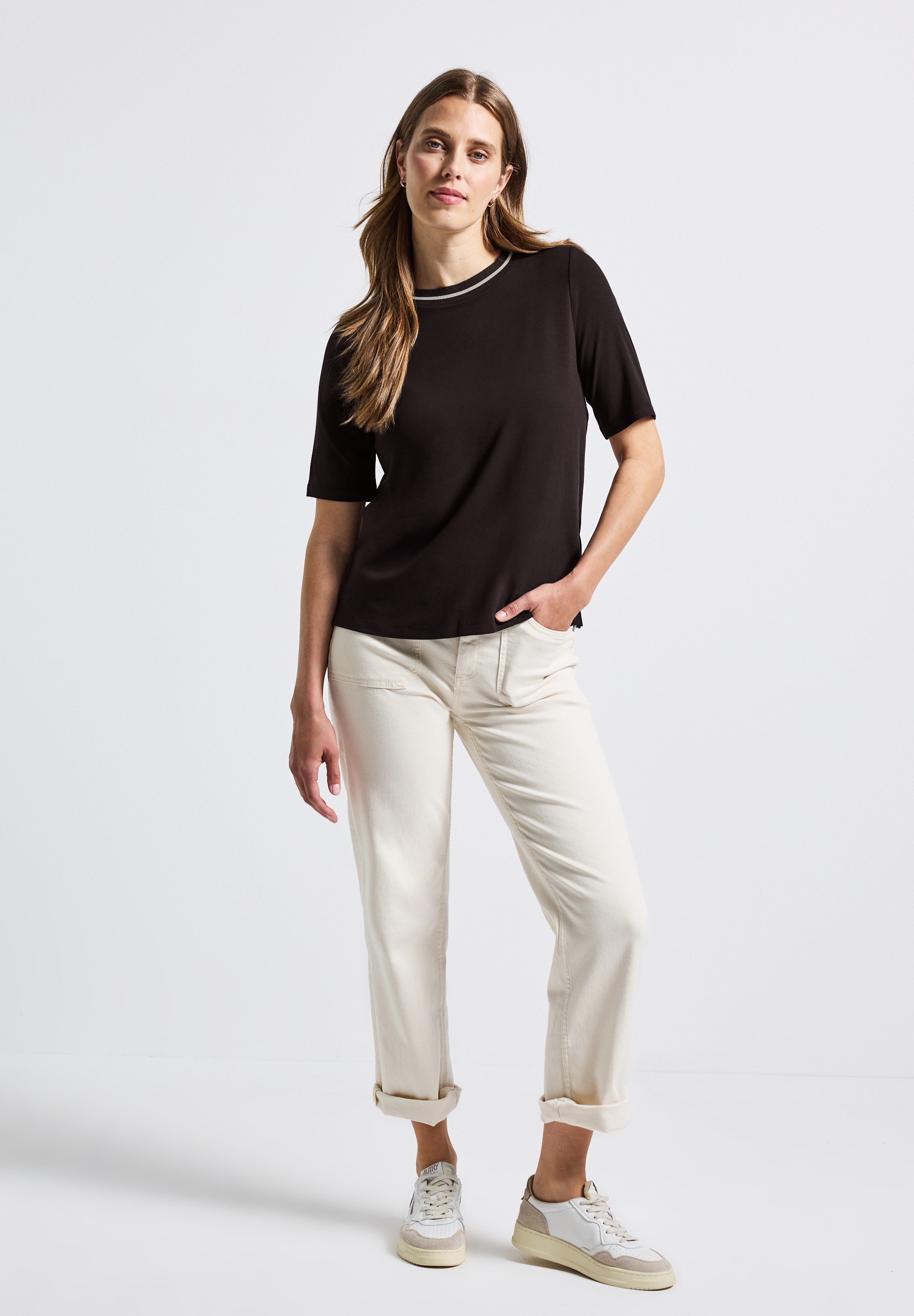 STREET ONE T-Shirt, aus softer Viskose