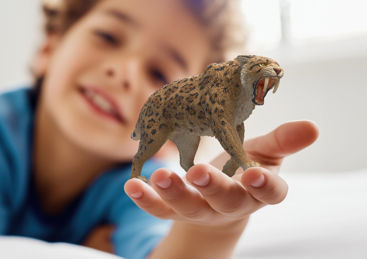 Schleich® Spielfigur »DINOSAURS, Säbelzahntiger (15054)«