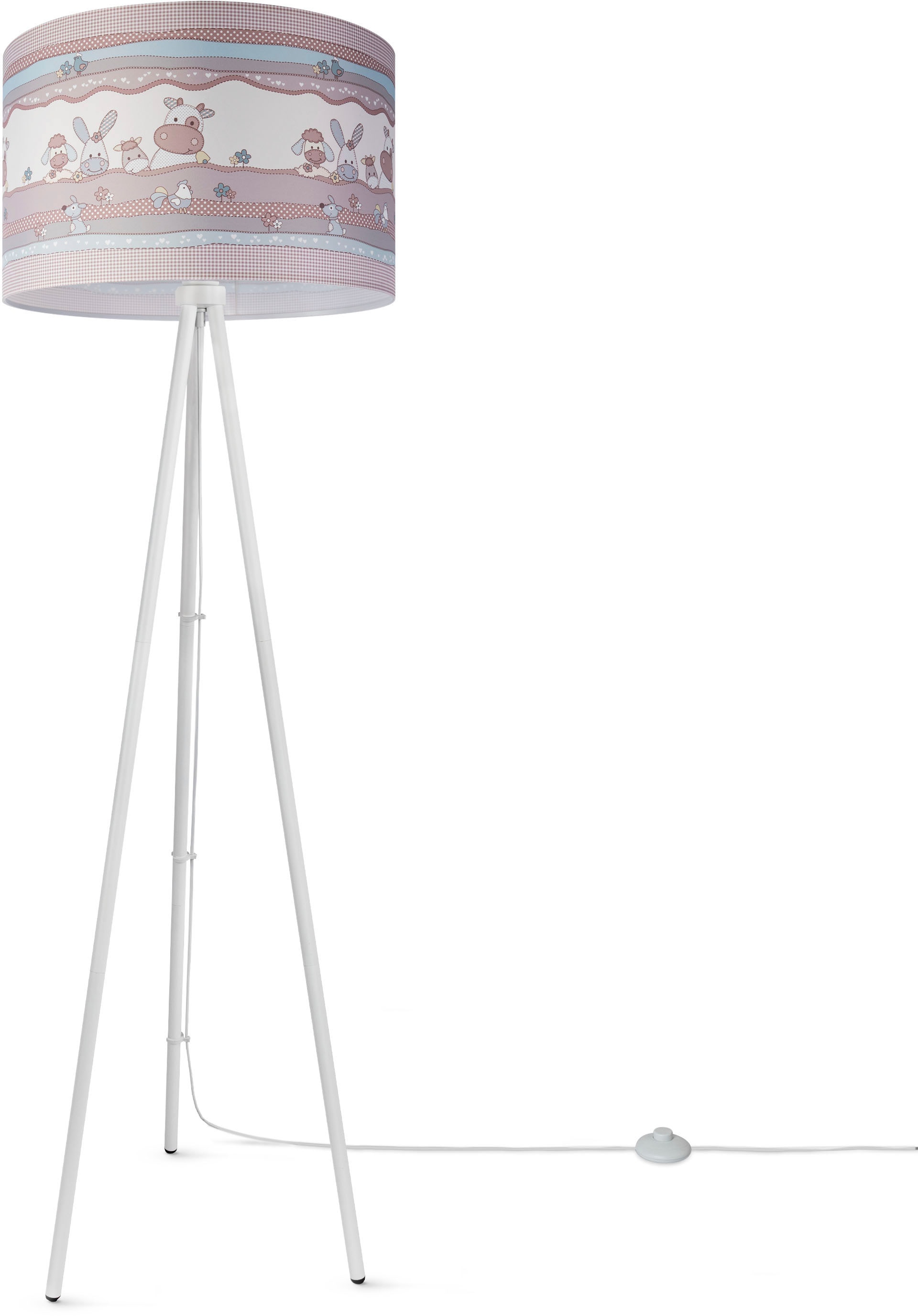 Paco Home Stehlampe »Trina verspielt, E27 Sale im LED Cosmo«, | Kinderlampe BAUR Tier-Motiv, Kinderzimmer, Stehlampe