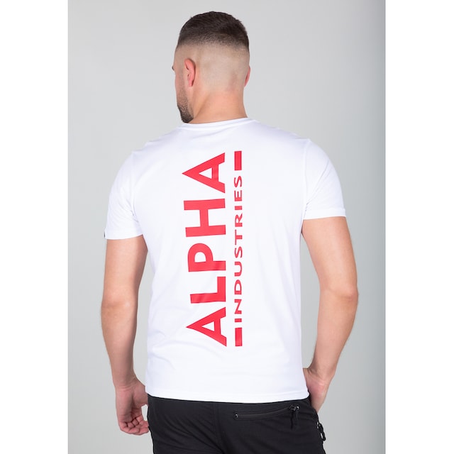 Alpha Industries T-Shirt »Alpha Industries Men - T-Shirts & Polos Backprint  T« ▷ kaufen | BAUR