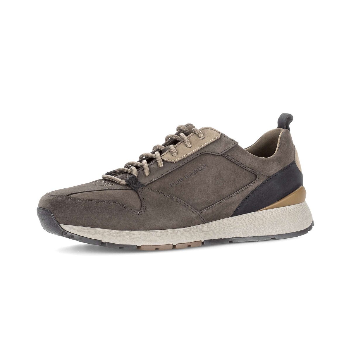 Sneaker GABOR "Sneaker low", Herren, Gr. 44,5, braun, Schuhe Sneaker