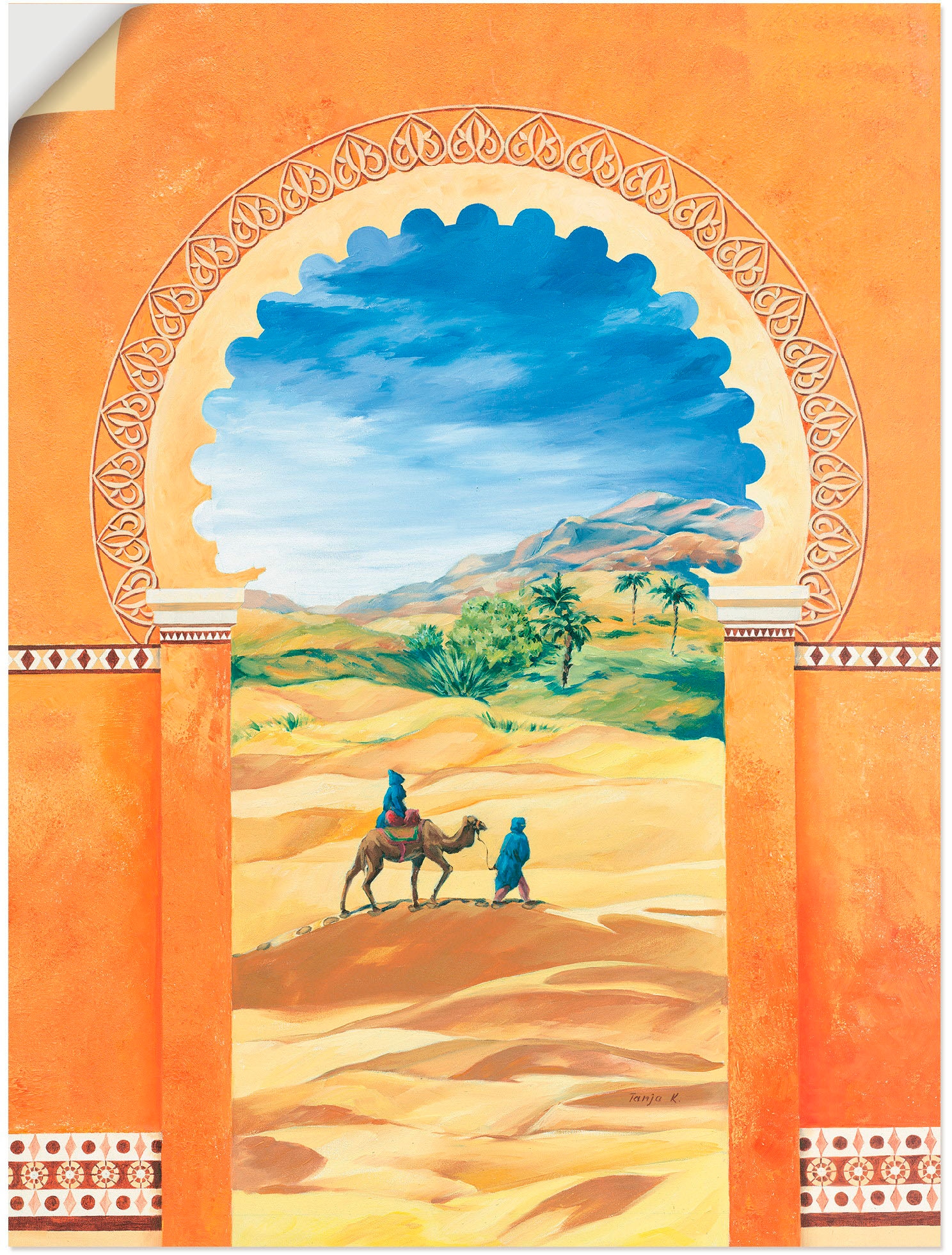 Artland Wandbild »Fata Morgana«, BAUR (1 in Leinwandbild, als kaufen Größen St.), versch. oder Poster Fensterblick, Wandaufkleber Alubild, 