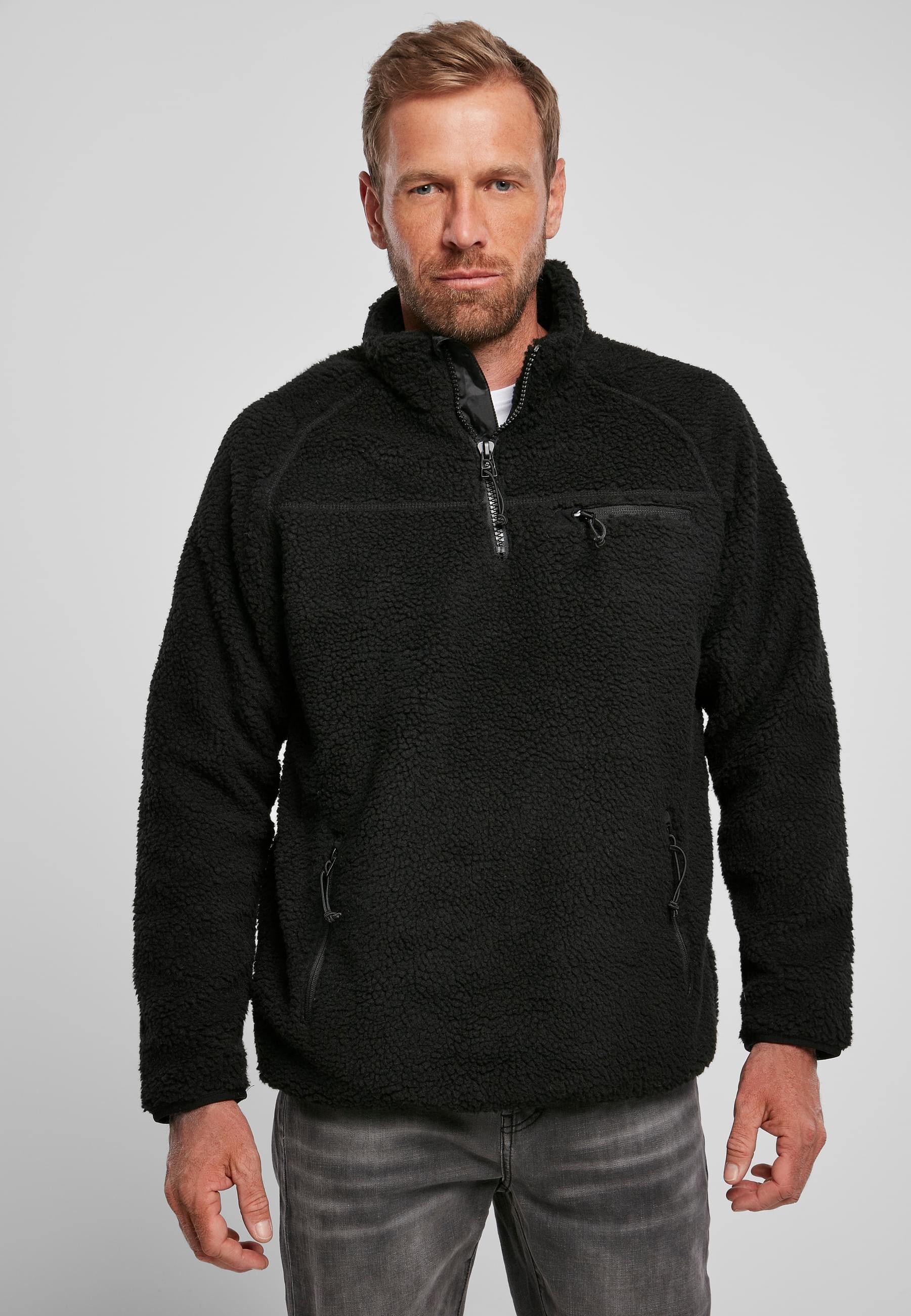 Brandit Sweatjacke »Brandit Herren Teddyfleece Troyer«