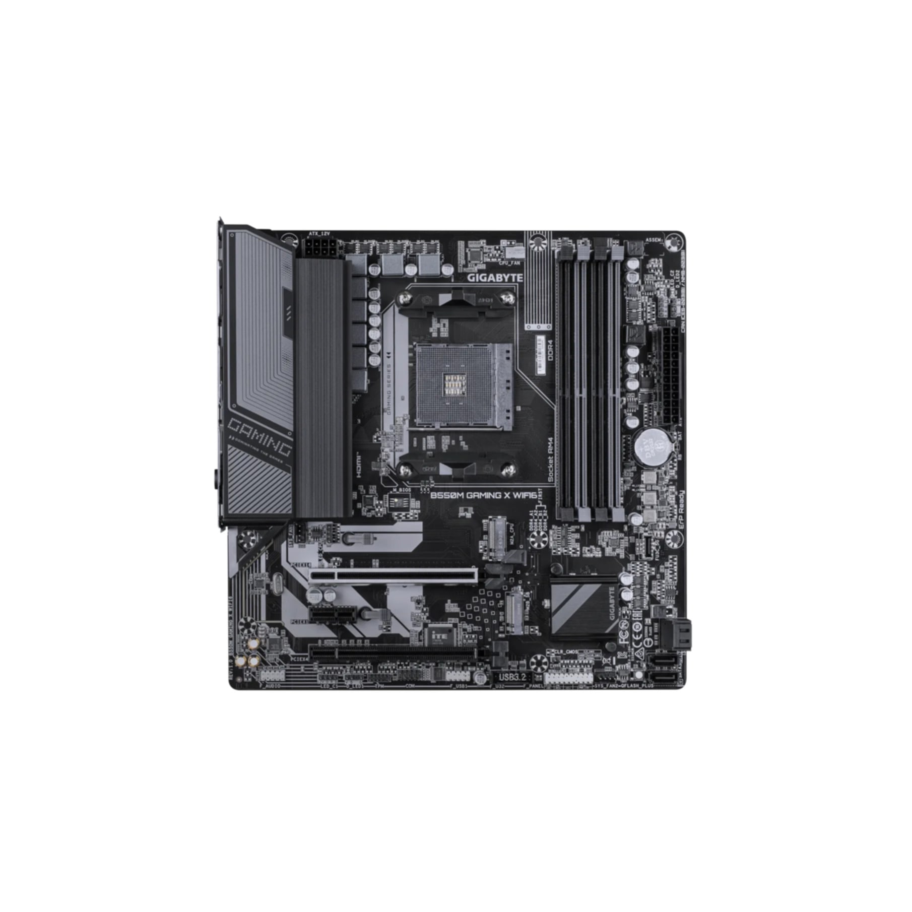 Gigabyte Mainboard »B550M GAMING X WIFI6 Mainboard – AMD Ryzen 5000 Prozessoren, 5+3 Phase«