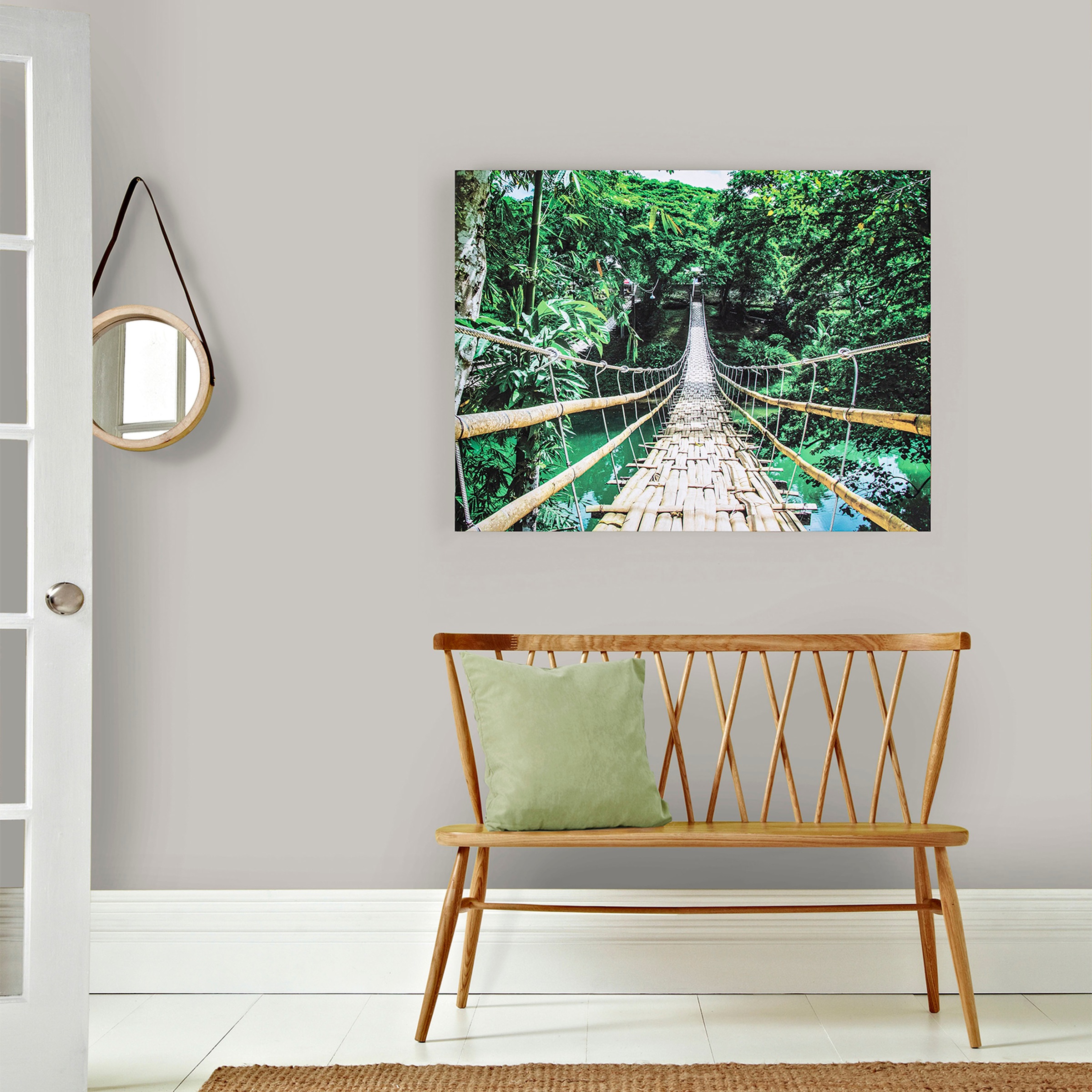 Art for the home Leinwandbild "Classique Jungle" Pflanzen 100x75cm