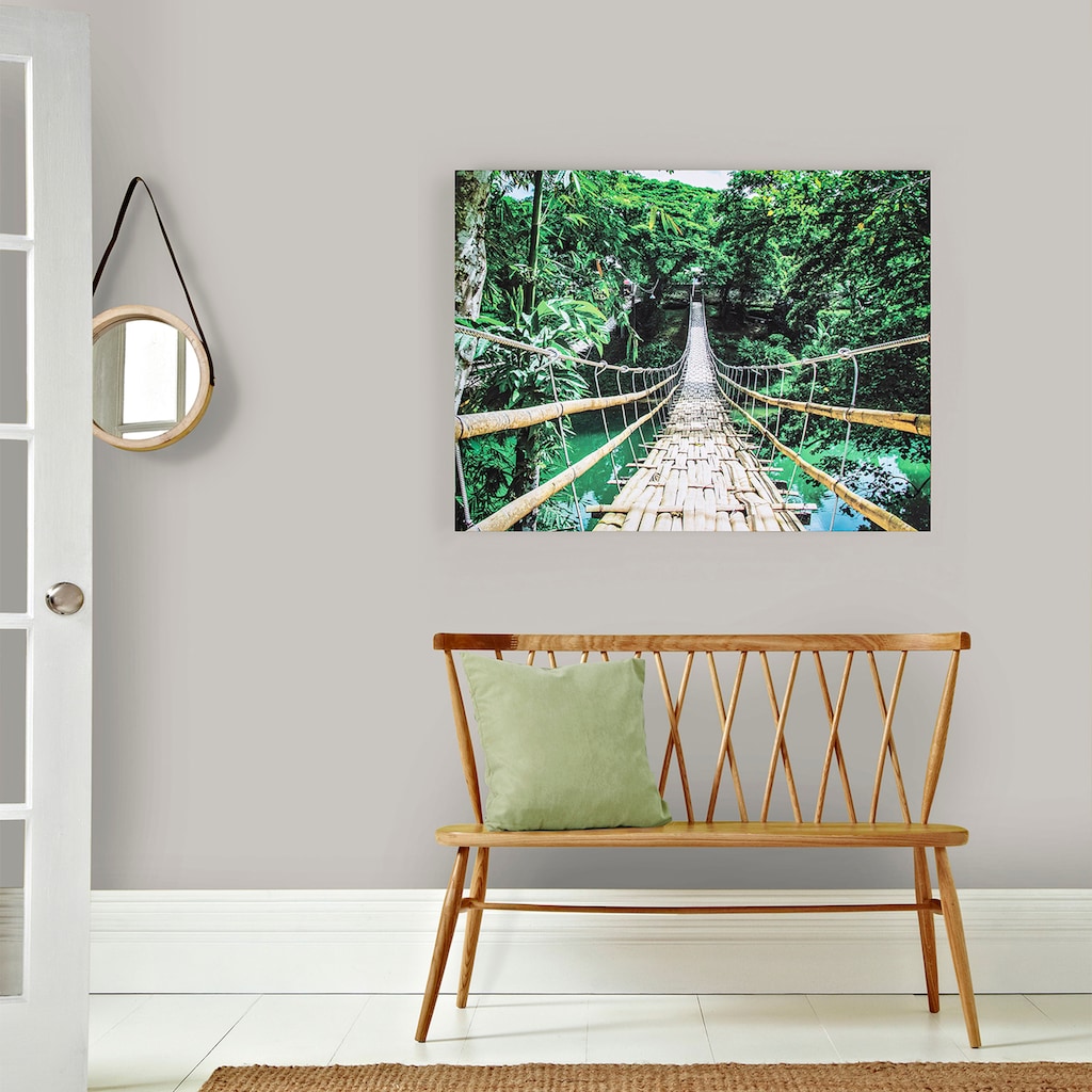 Art for the home Leinwandbild »Classique Jungle«, Pflanzen