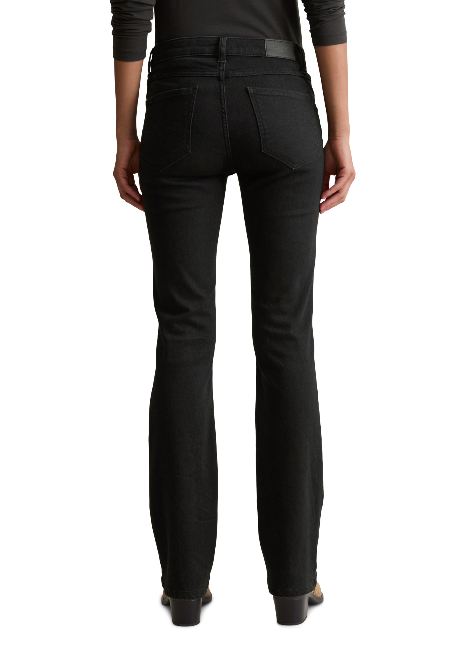 Marc OPolo DENIM Bootcut-Jeans "NELLA" normale Leibhöhe, Slim Fit, superstr günstig online kaufen