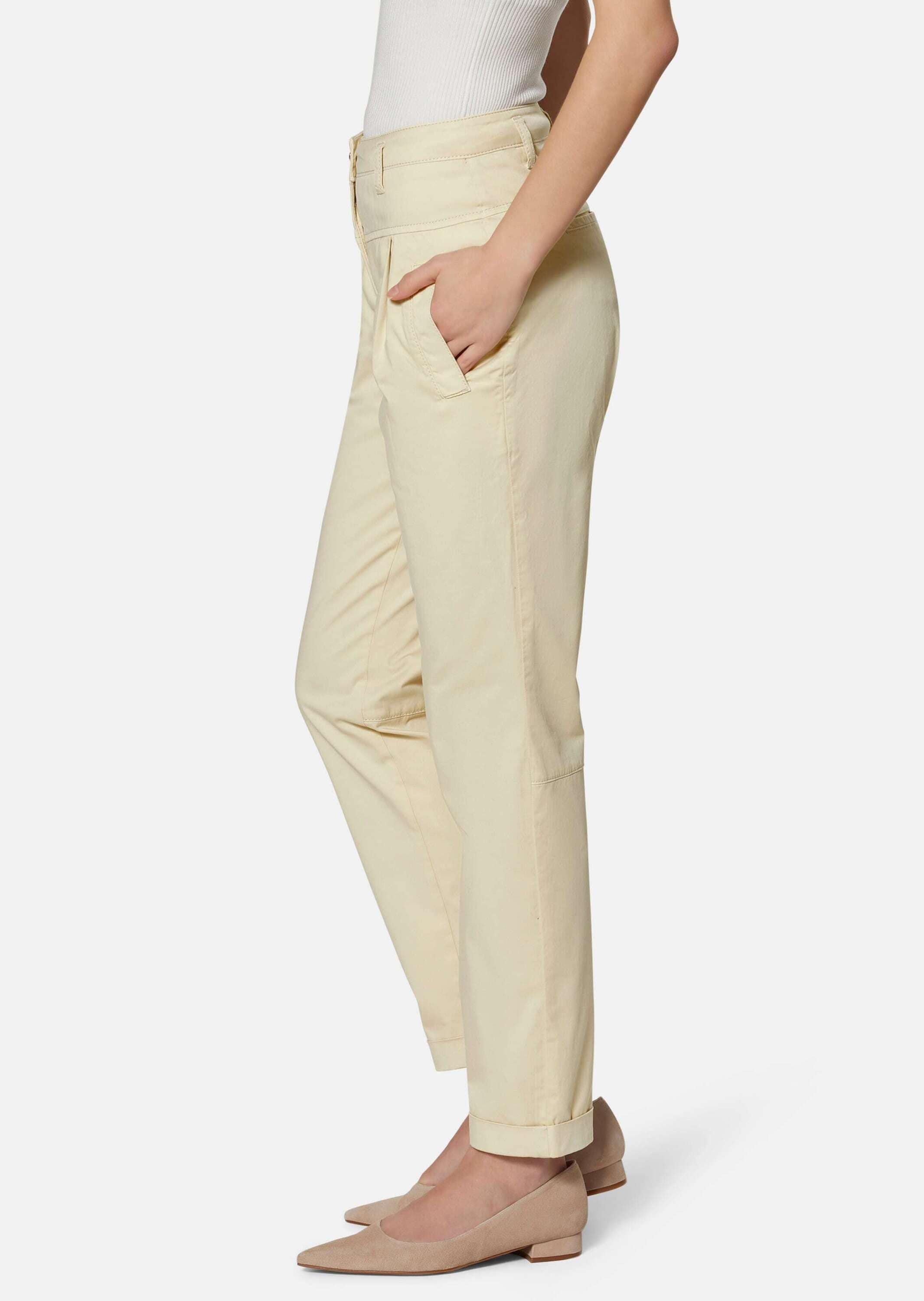 MADELEINE Chinohose »Hose Modische Chino-Hose mit Bundfalten«