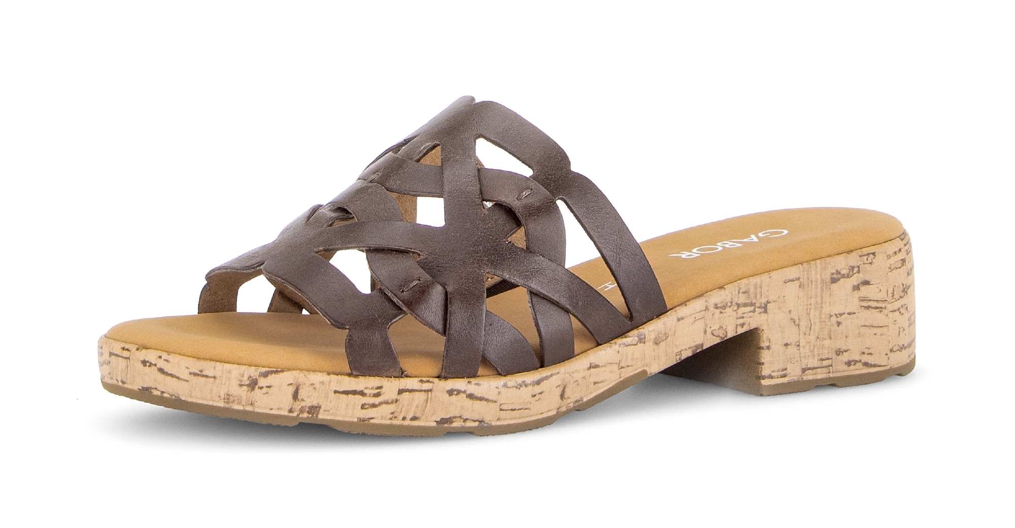 Gabor Pantolette "Pisa" Blockabsatz, Sommerschuh in Komfortweite H (= sehr günstig online kaufen