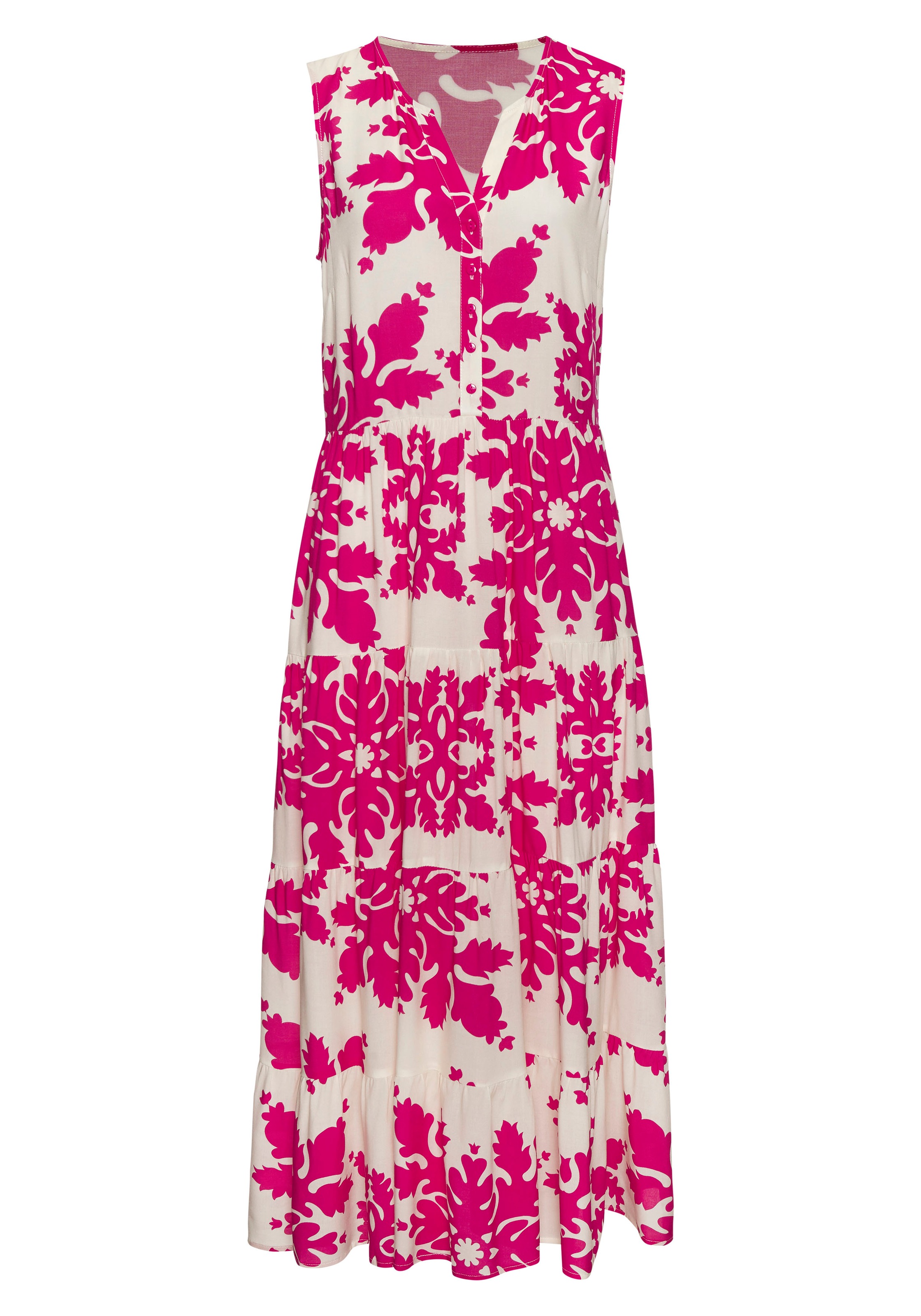 Vivance Maxikleid, mit Volants, Sommerkleid günstig online kaufen