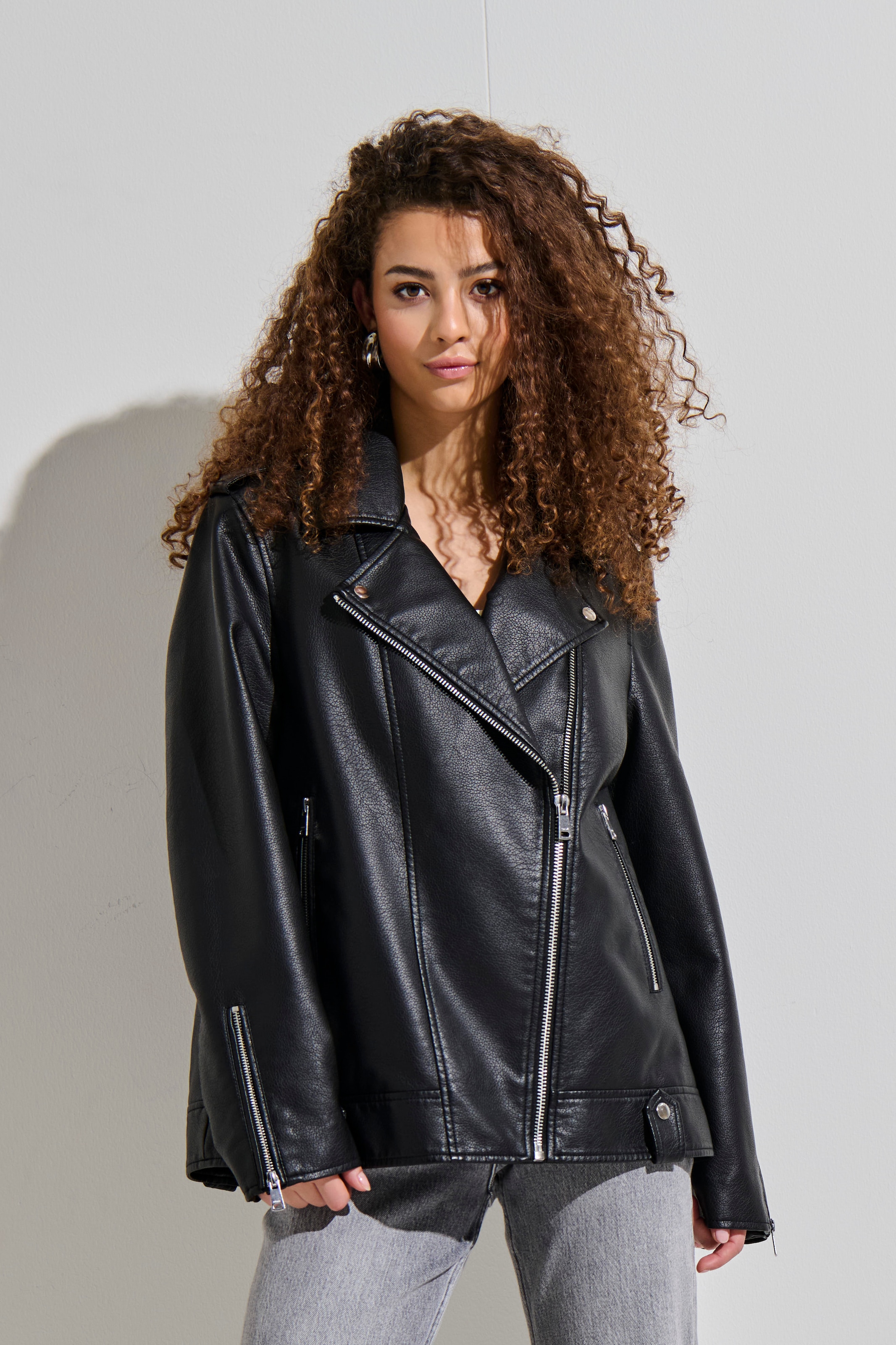 ONLY Lederimitatjacke »ONLMILLE FAUX LEATHER JACKET OTW«