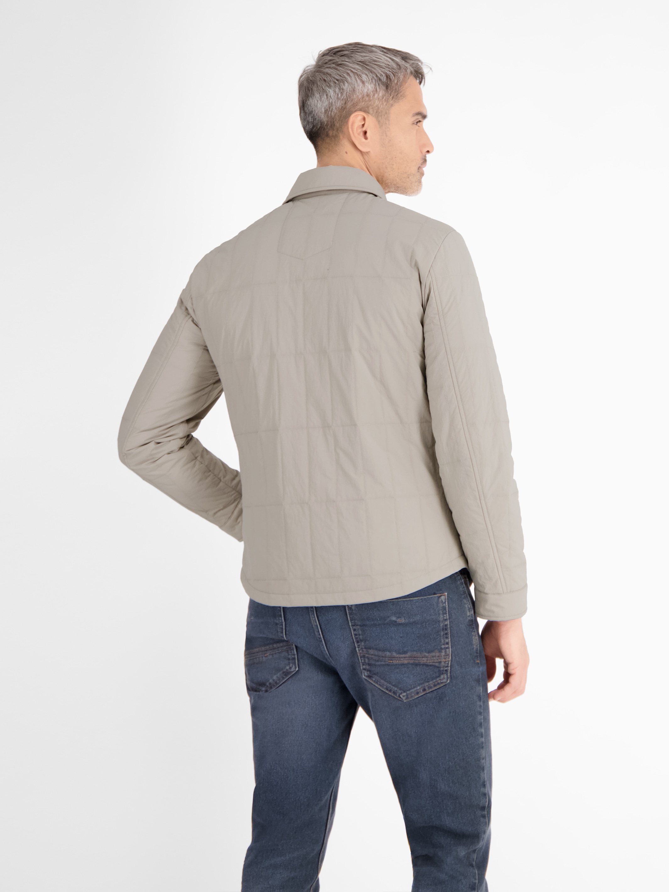 LERROS Hemdjacke »LERROS Overshirt-Jacke, leicht gefüttert«, ohne Kapuze, Wasserabweisend