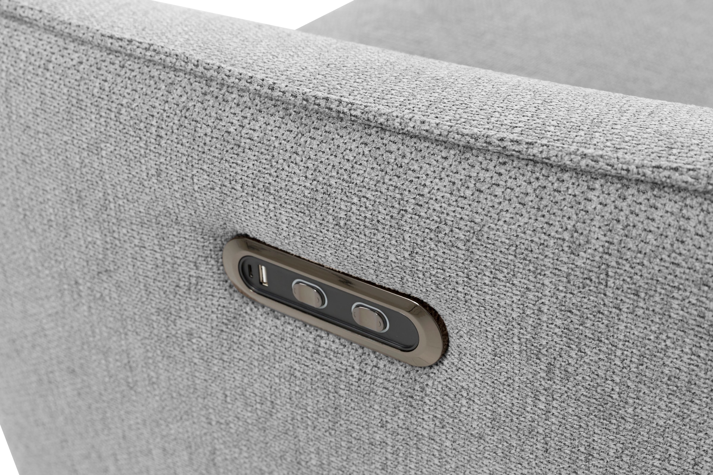 INOSIGN Ecksofa »TAYLER 3-Sitzer, L-Form (Breite 239cm), elektr. Relaxfunktion, USB A/C«, und Recamiere, Liegefunktion durch Recliner, Federkernpolsterung