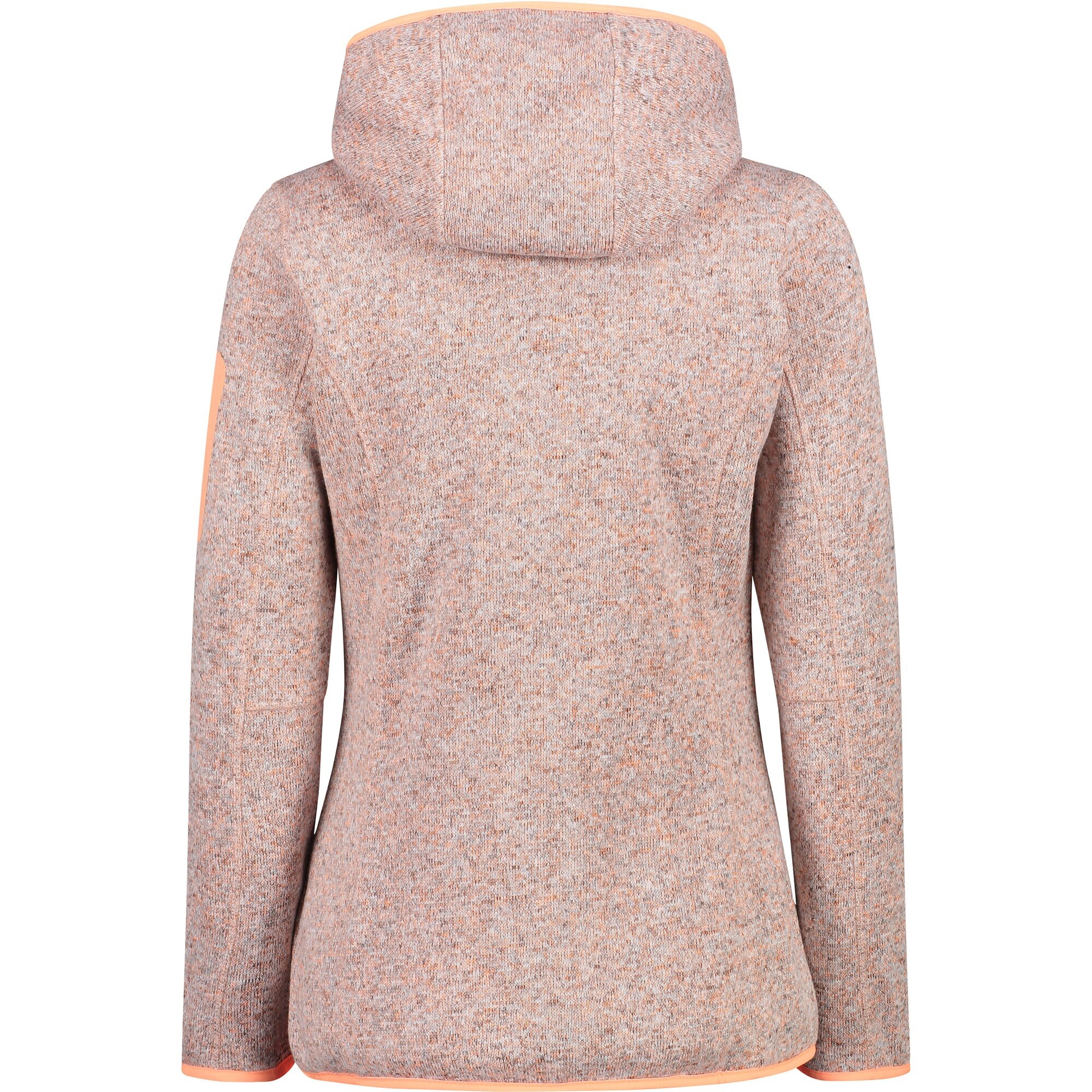 CMP Strickfleecejacke "KNITTED MELANGE HOODY WOMAN HOODY", (1 St.), mit Kap günstig online kaufen