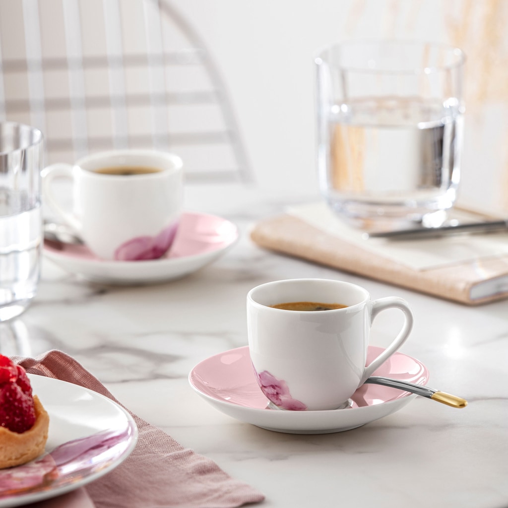 Villeroy & Boch Espressotasse »Espressotassen Rose Garden 70 ml 6er Set bunt«