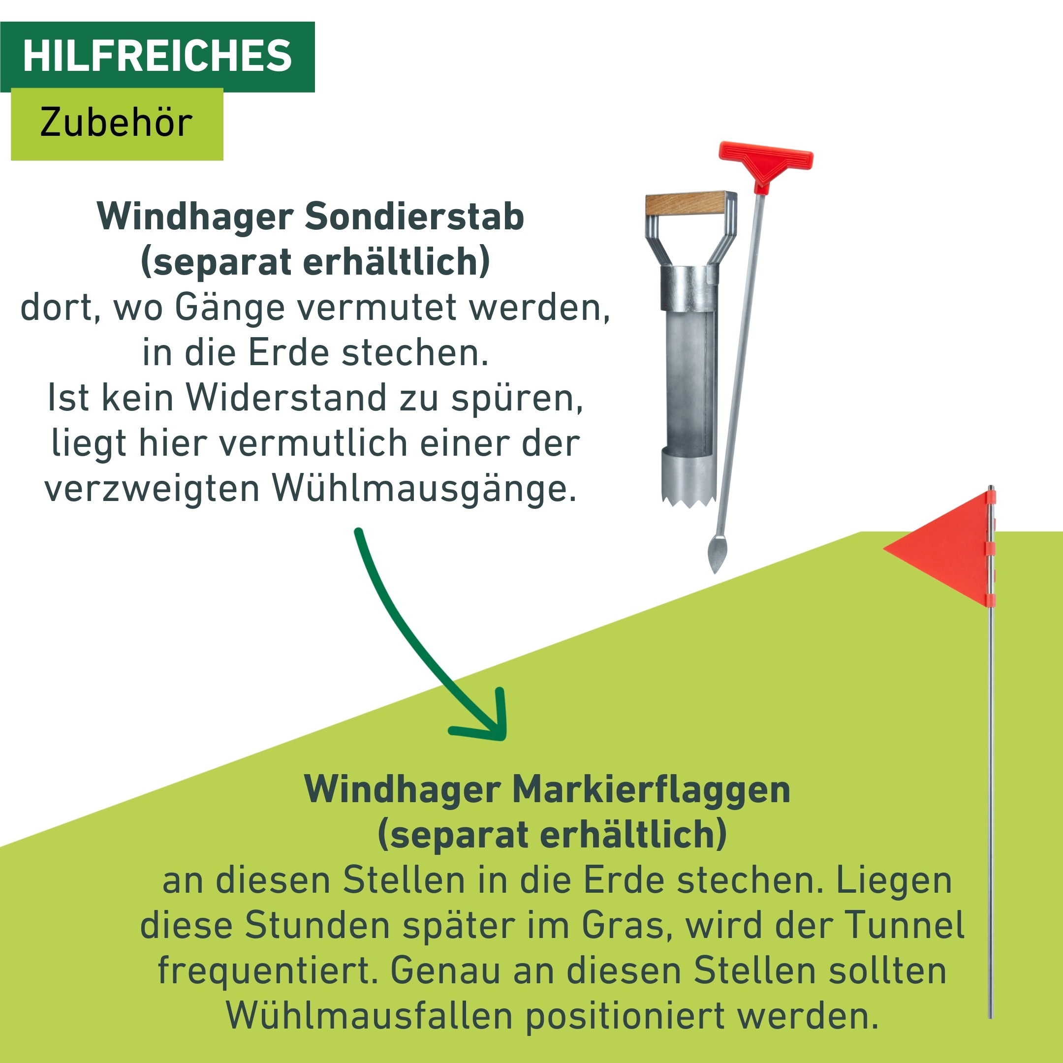 Windhager Lebendfalle »für Wühlmausgänge, Zangen-Wühlmausfalle« Schnappfalle wiederverwendbar, verzinkt, silber