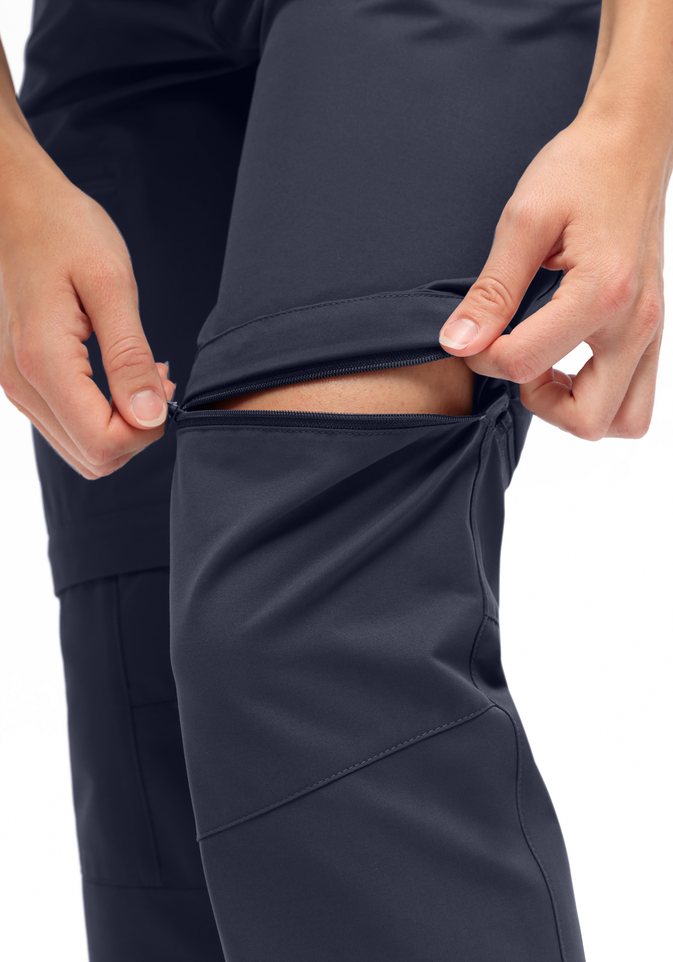 Maier Sports Outdoorhose »Nata Zip Loop«, Damen Wanderhose, Zip-Off Funktionshose, 3 Taschen, Regular Fit