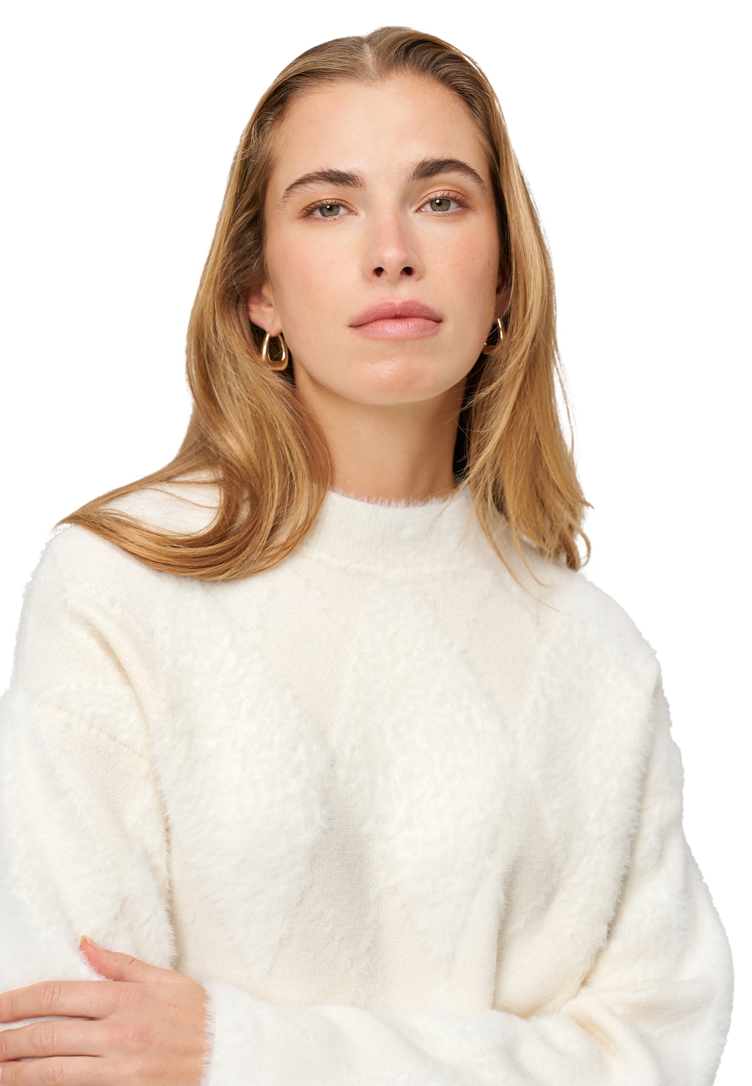 Zero Strickpullover »Damen mit Karomuster« 1 tlg. Plain/ohne Details