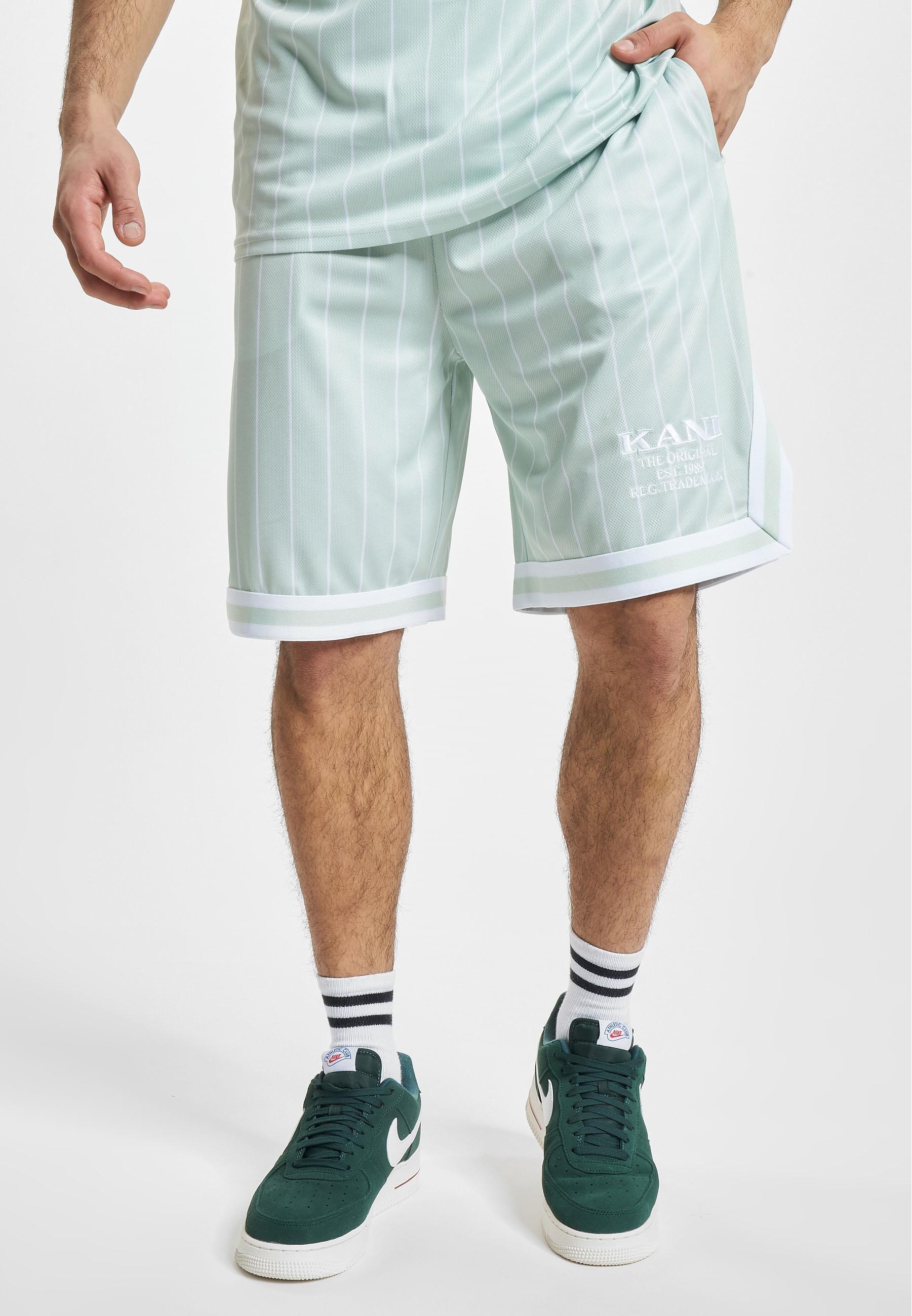Karl Kani Shorts »Karl Kani Herren KM232-005-1 KK Retro Pinstripes Mesh Shorts«, (1 tlg.)