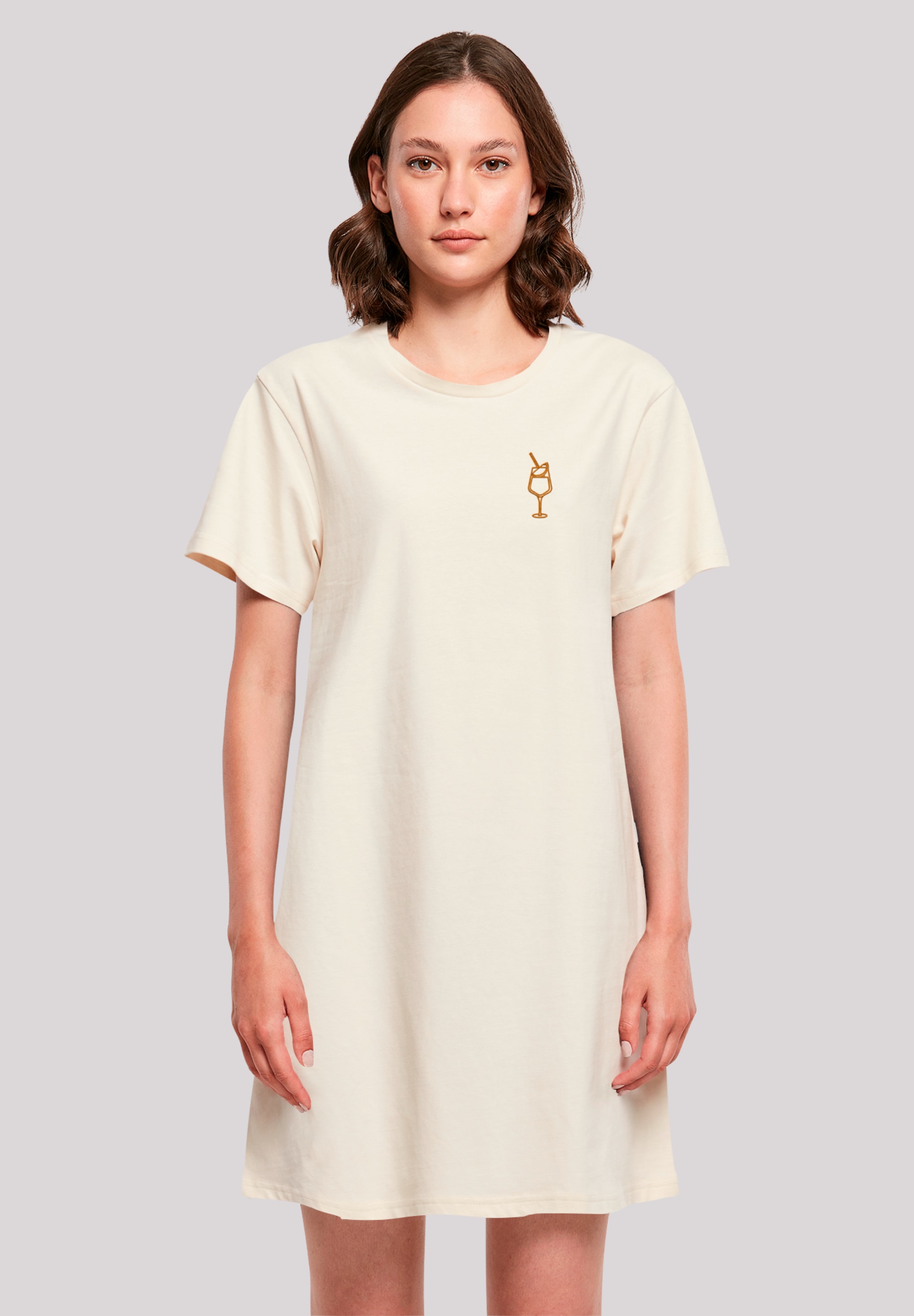 F4NT4STIC Shirtkleid "Orange Spritz Bestickt", Premium Qualität günstig online kaufen