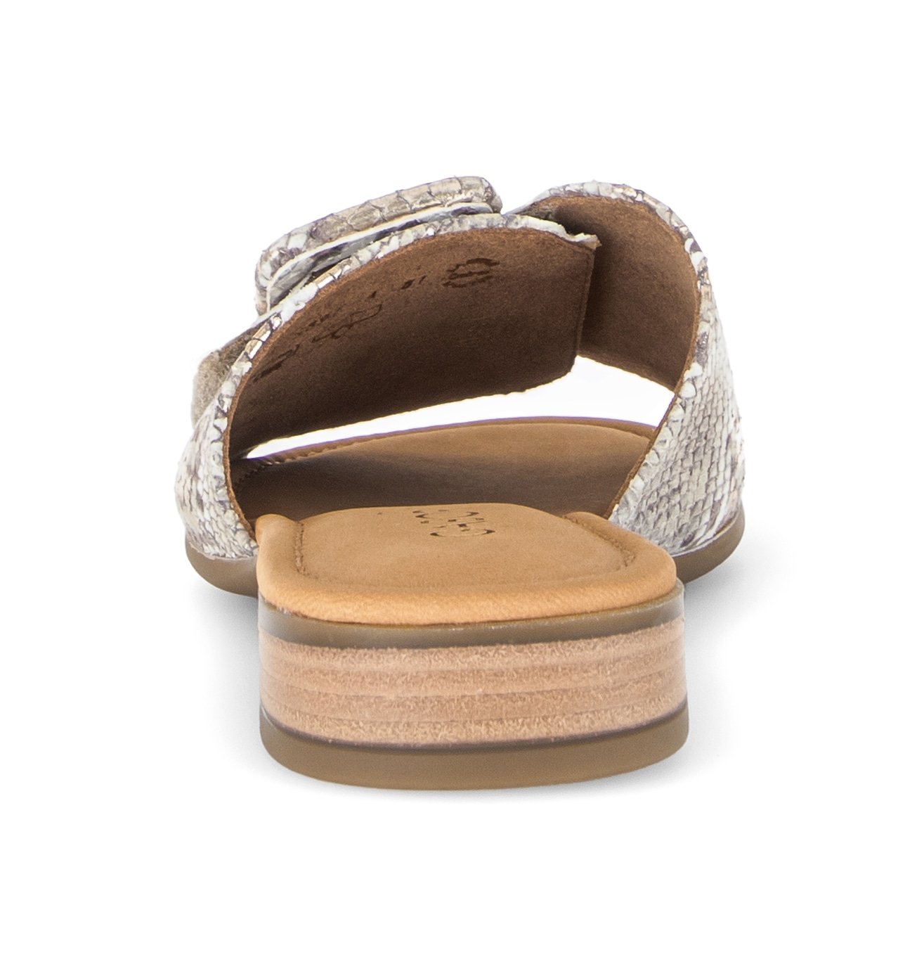 Gabor Pantolette »Rhodos«  Blockabsatz, Sommerschuh, Schupfschuh in Weite G (= weit)