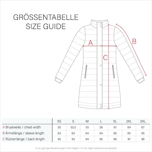 | mit großer für »Natsukoo Winterjacke bestellen Mantel Stepp BAUR Kapuze XVI«, Marikoo