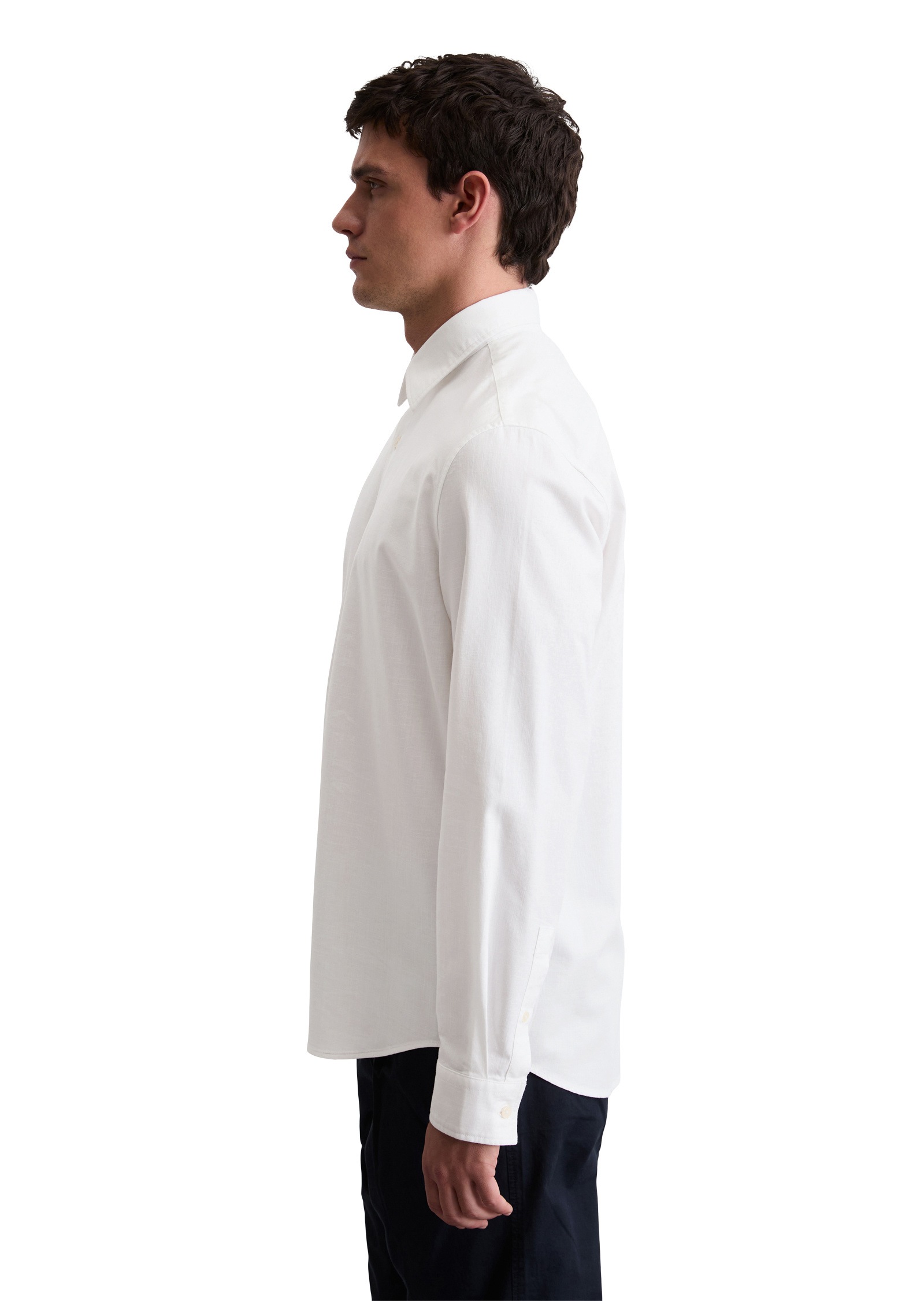 Marc O'Polo Langarmhemd »aus Bio-Baumwolle und TENCEL™ Lyocell«