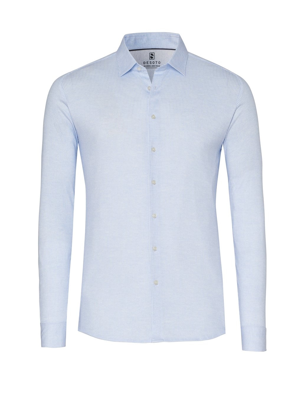 DESOTO Langarmhemd "Casual Kent 1/1" Jerseyhemd, Kentkragen, Slim Fit günstig online kaufen