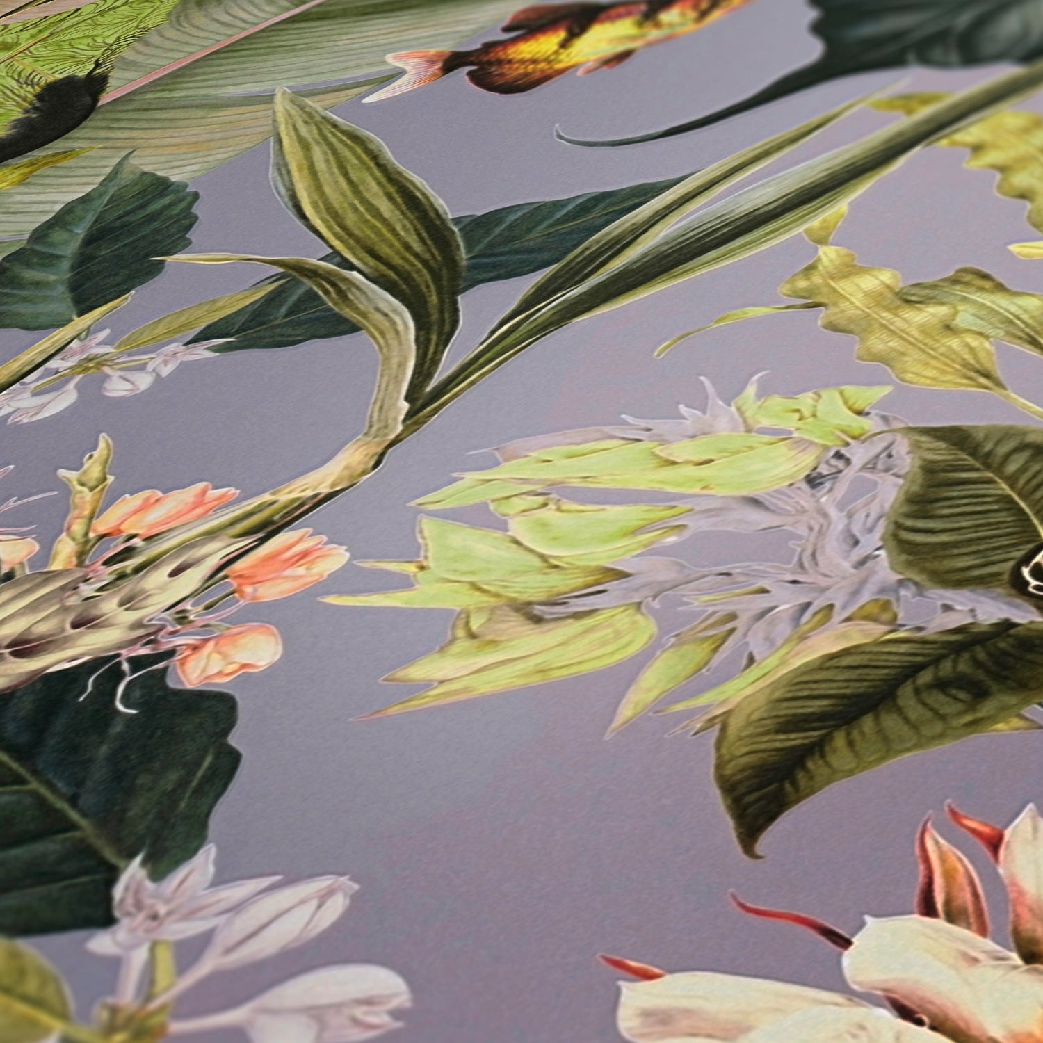 A.S. Création Vliestapete »Dream Flowery« Wald | botanisch | floral glatt Tiertapete Tapete Blumenoptik Tapeten Wohnzimmer Schlafzimmer Küche