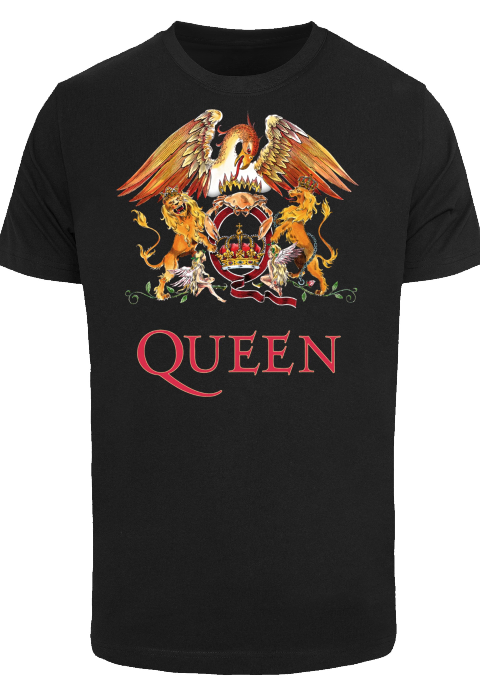 F4NT4STIC T-Shirt »Queen Classic Crest«, Print