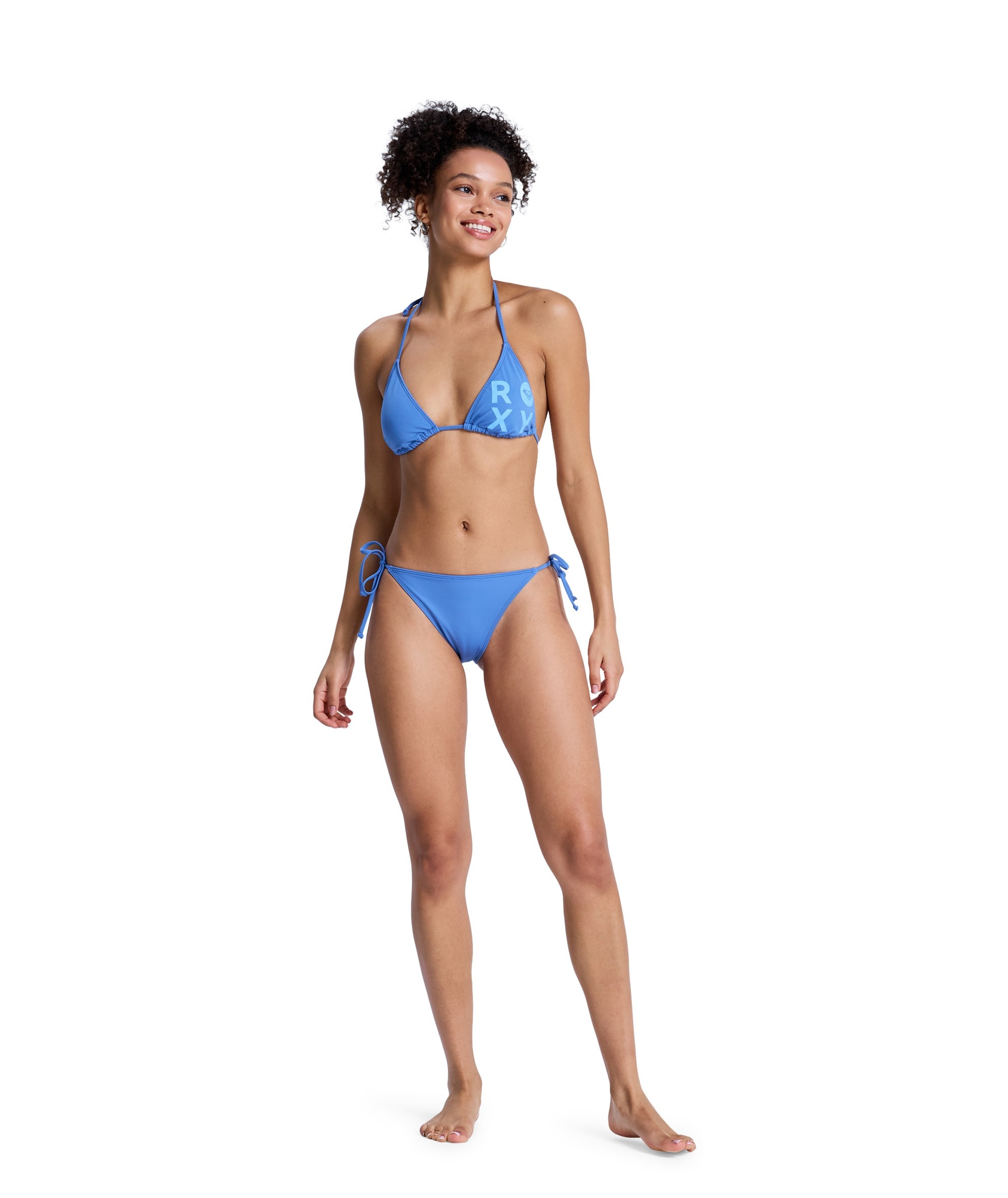 Roxy Triangel-Bikini »SD ESHORT SLEEVEENTIALS TIKI CLASHORT SLEEVEIC TS« Set, 2 Stk. Set aus 2 Teilen, mit Logodruck, sportlicher Schnitt, pflegeleicht