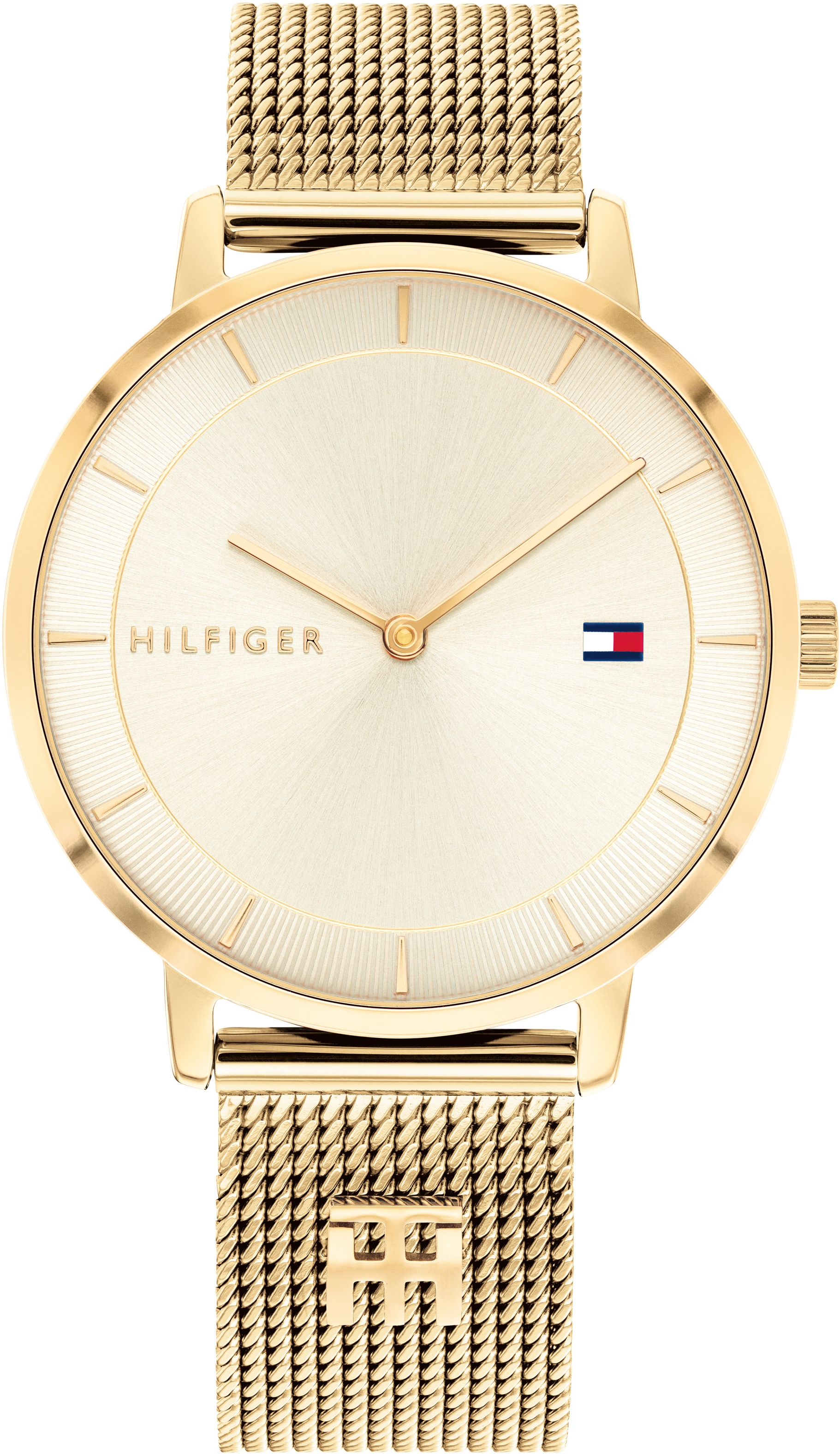 Tommy Hilfiger Quarzuhr »Dressed Up, 1782286«, Armbanduhr, Damenuhr, Edelstahlarmband