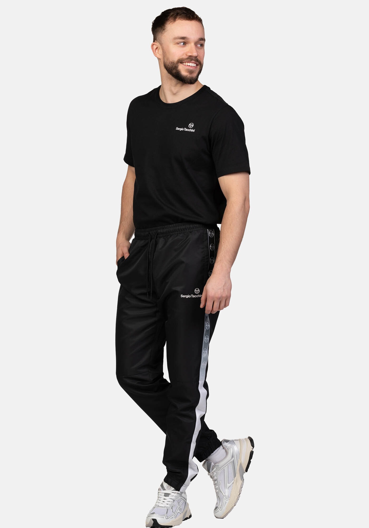 Sergio Tacchini Jogginghose »GRADIENTE PL PANTS Herren«, Trainingshose Herren, Jogginghose, Retro, Sporthose, Streetwear, Sale