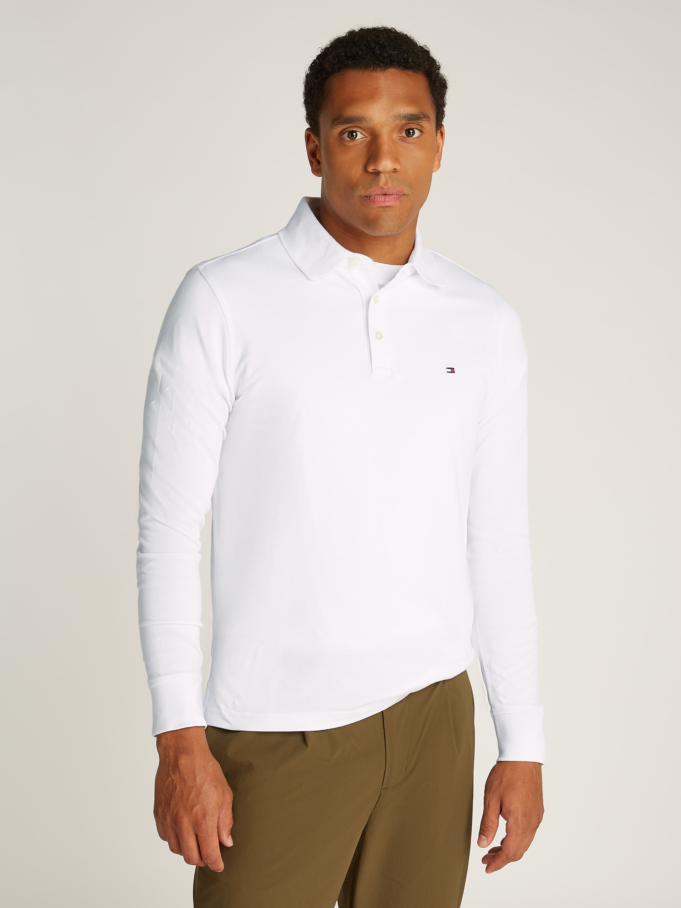 Tommy Hilfiger Langarm-Poloshirt "1985 SLIM LS POLO" günstig online kaufen