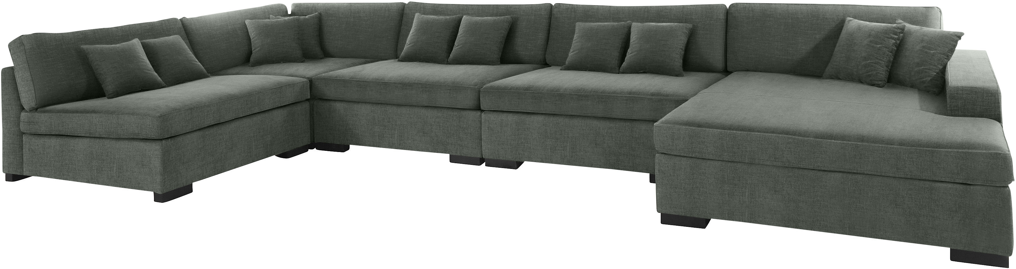 Thumbnail - Guido Maria Kretschmer Home&Living Wohnlandschaft "Skara XXL U-Form", Lounge-Sofa XXL mit Federkern-Polsterung, in viele...