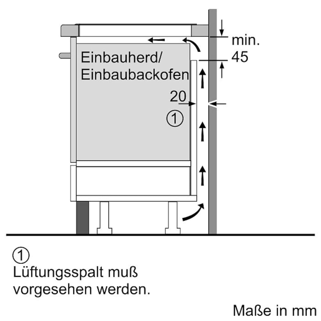 SIEMENS Flex-Induktions-Kochfeld von SCHOTT CERAN®, EX801LYC1E