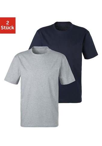 Bench. T-Shirt »Homewear«, (2er-Pack), Basic in uni kaufen