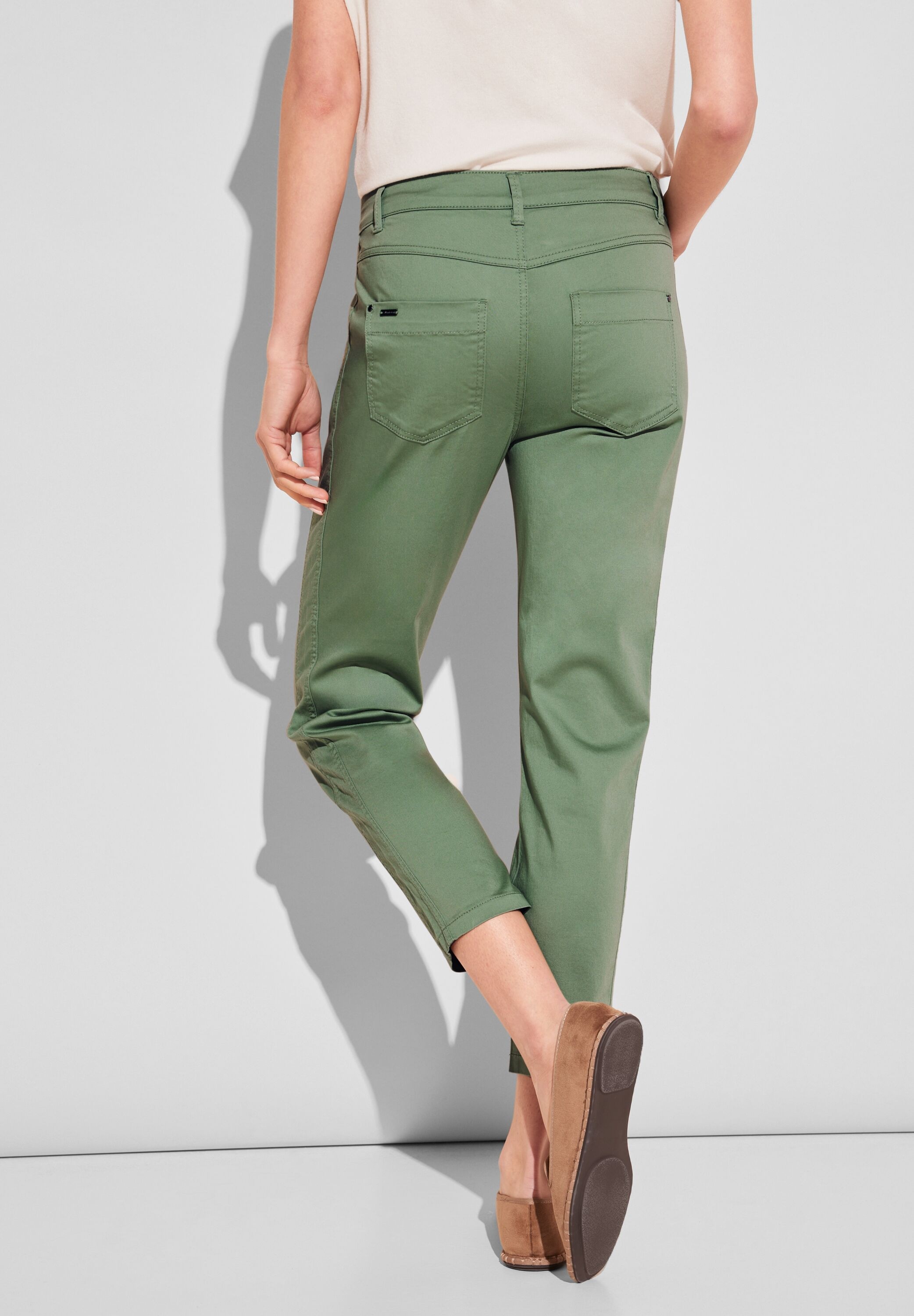 STREET ONE 7/8-Hose, aus Baumwolle mit Stretchanteil