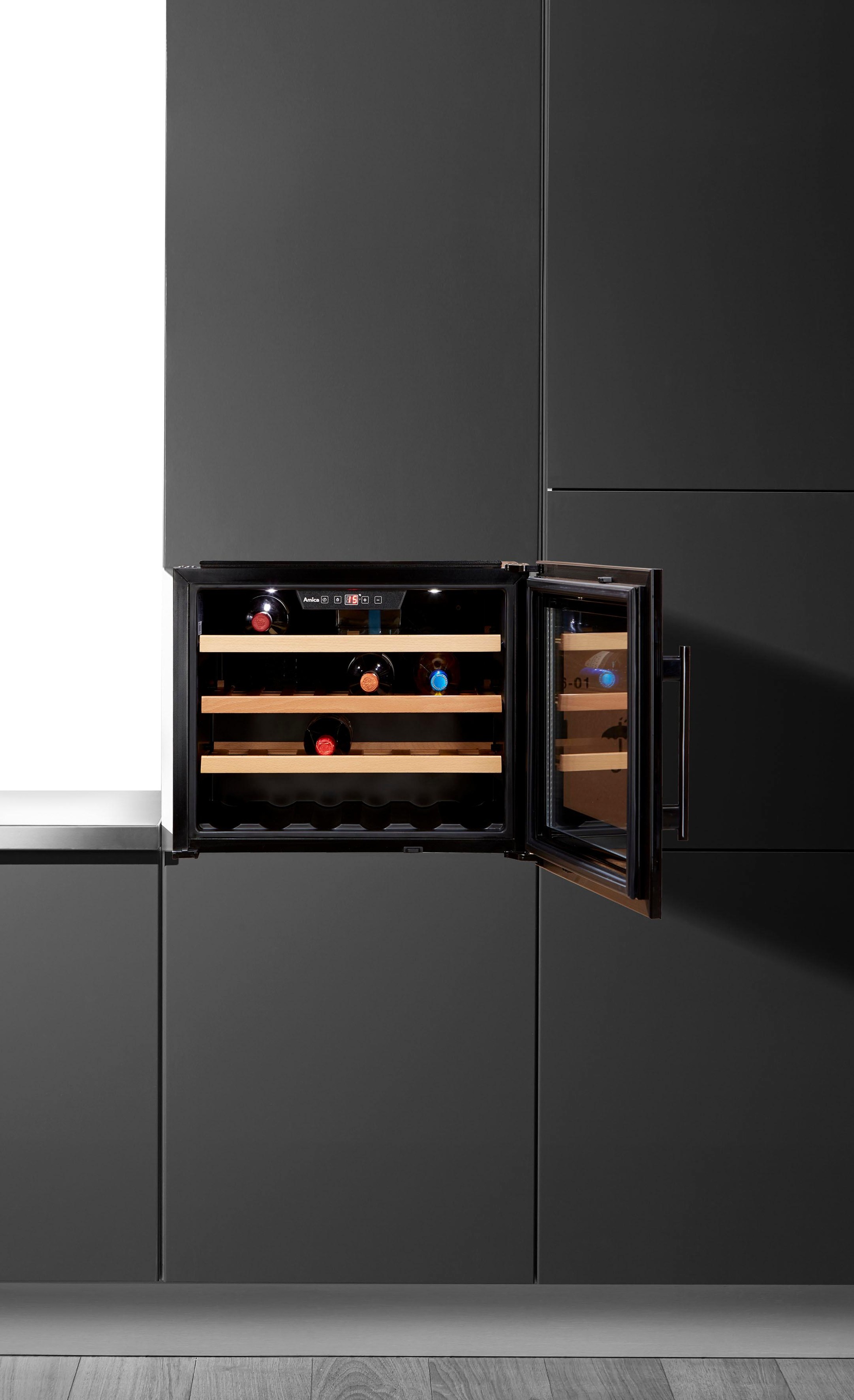 Amica Einbauweinkühlschrank "WK 341 200 S" für 24 Stk. Standardflaschen á 0 günstig online kaufen