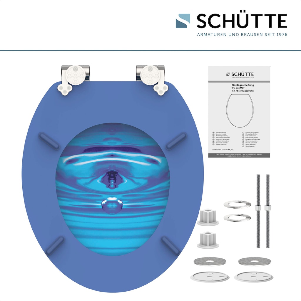 Schütte WC-Sitz »Blue Drop«