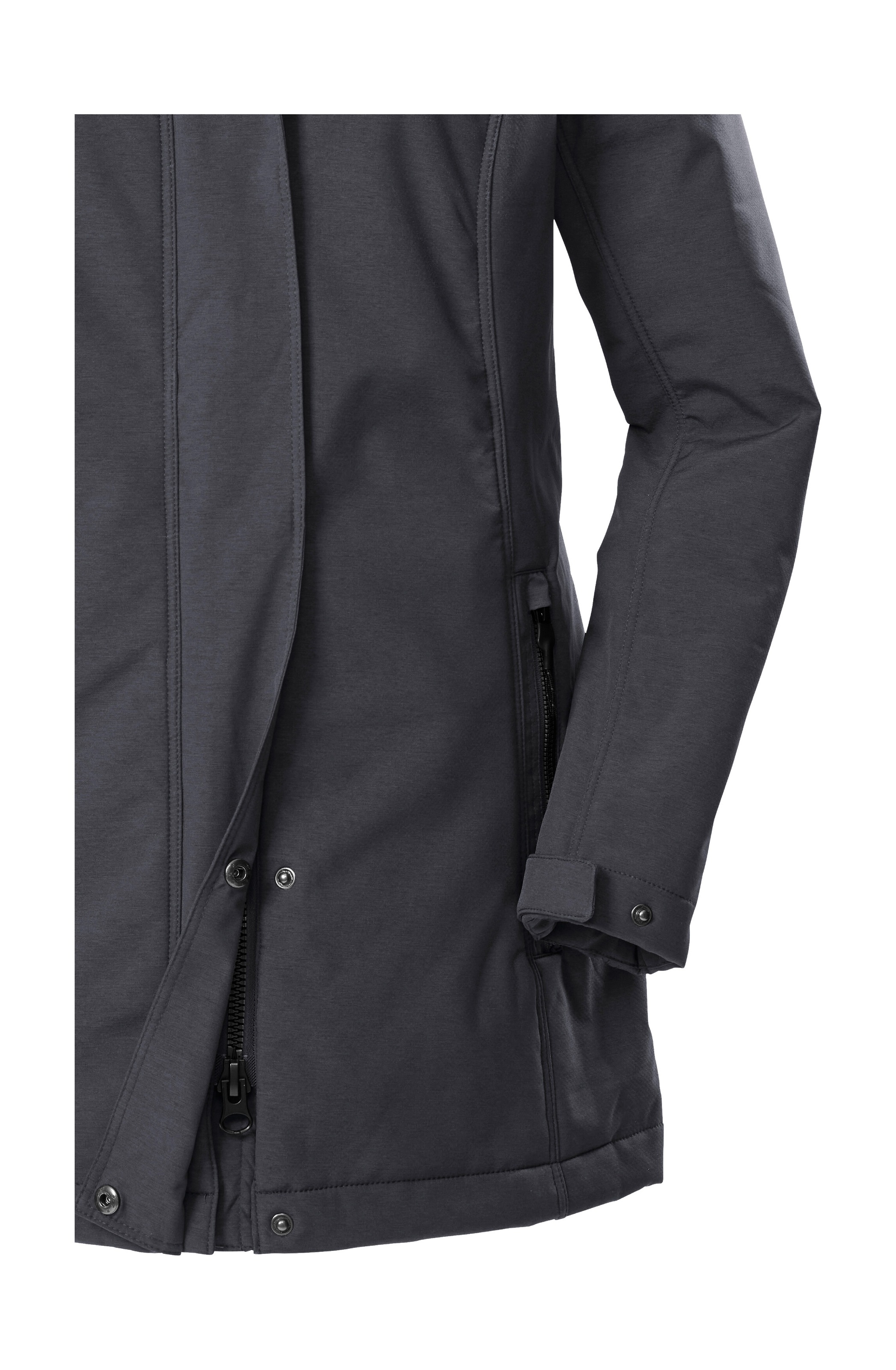 G.I.G.A. DX by Killtec GW 36 WMN SFTSHLL PRK Women's Softshell Parka Anthracite Size 42 3