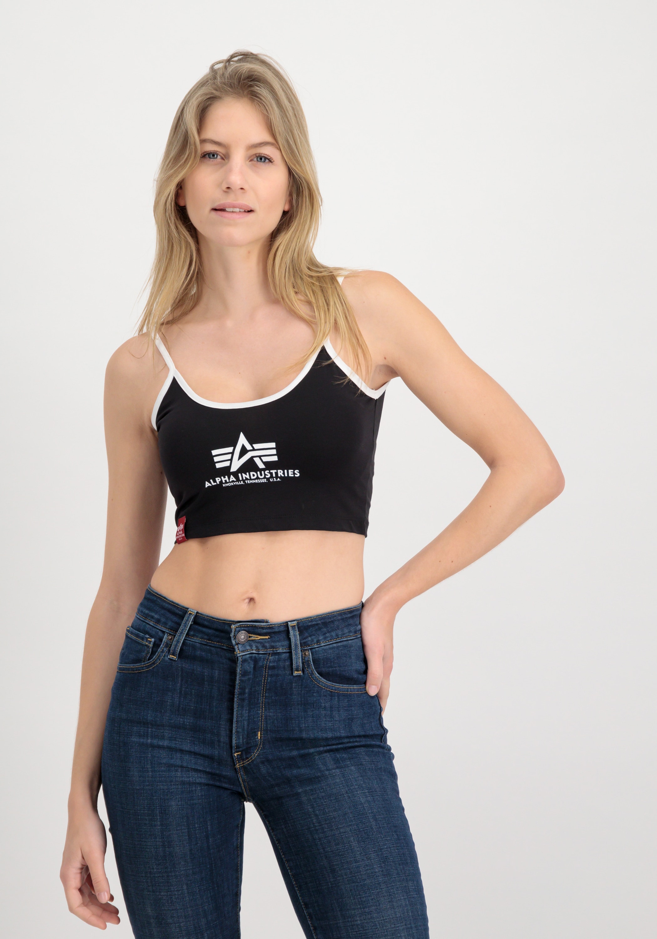 Alpha Industries Muskelshirt "Alpha Industries Women - Tanks Basic ML Cropped Tank Top Wmn"