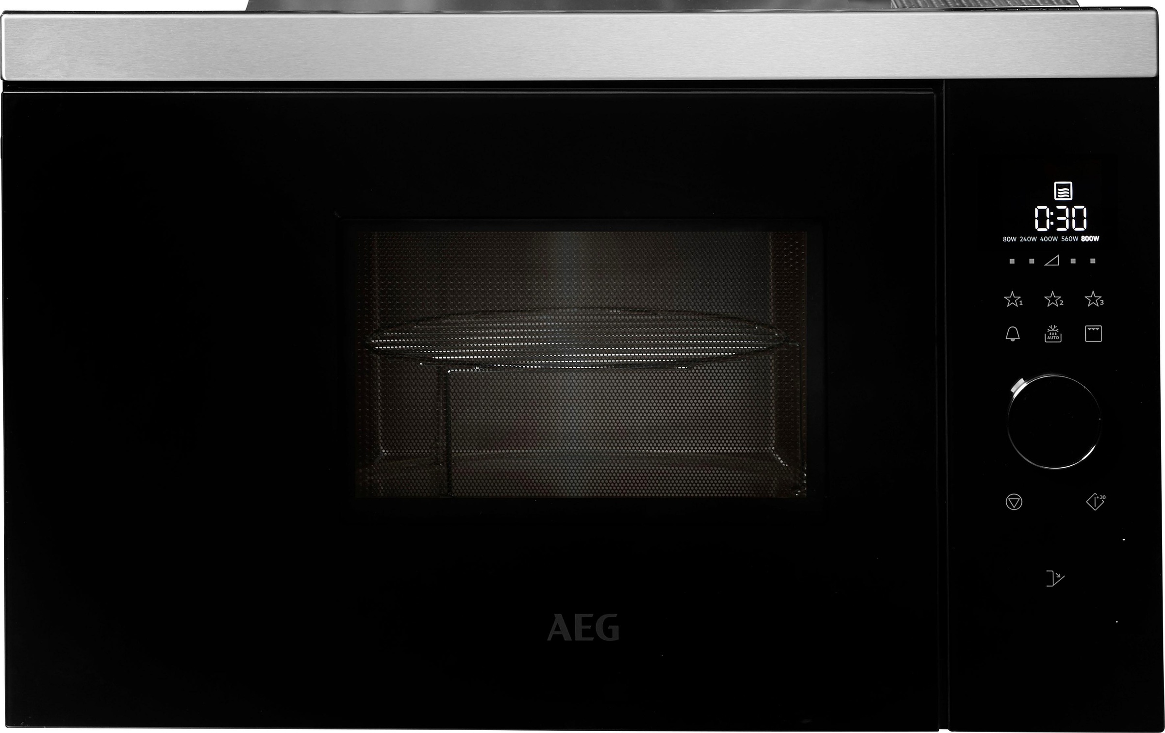 AEG Einbau-Mikrowelle »MBB1756DEM«, Mikrowelle-Grill, 800 W