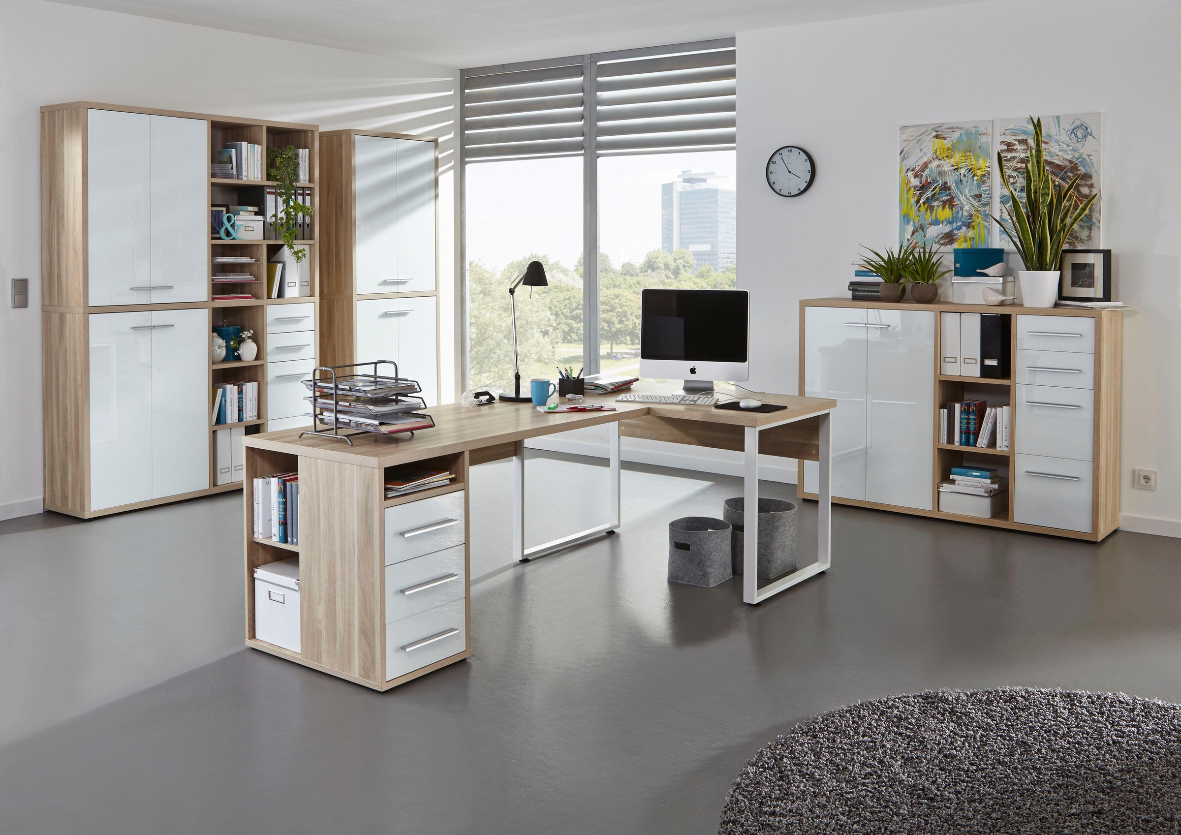 Maja Möbel Highboard »Set+ 1685«, mit optimaler Regaltiefe