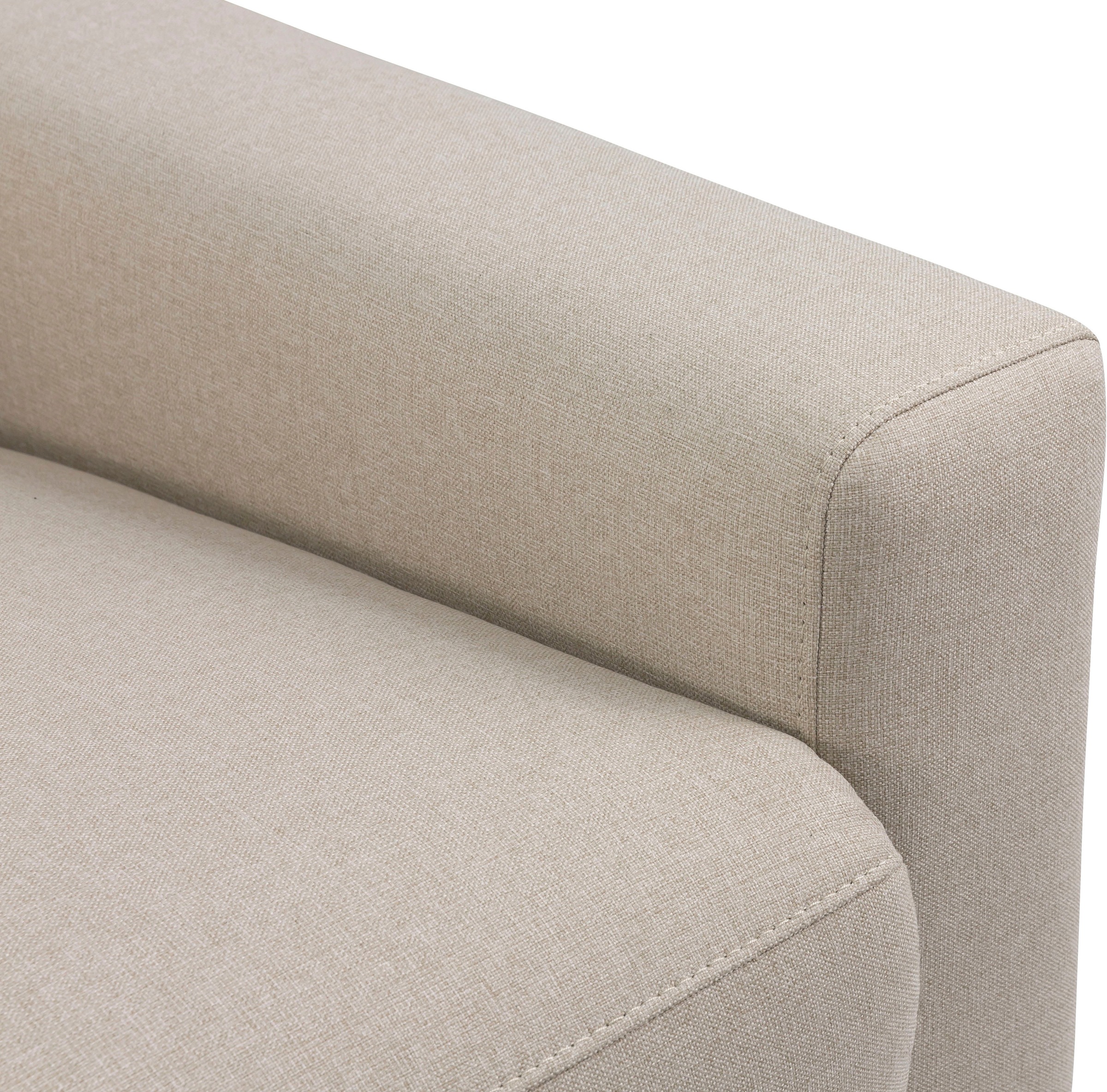 OTTO home Ecksofa »LEWII, L-Form, 213 cm - elektr. Relaxfunktion« mit USB A/C-Anschluss. Federkern, verstellbaren Kopfstützen, Webstoff