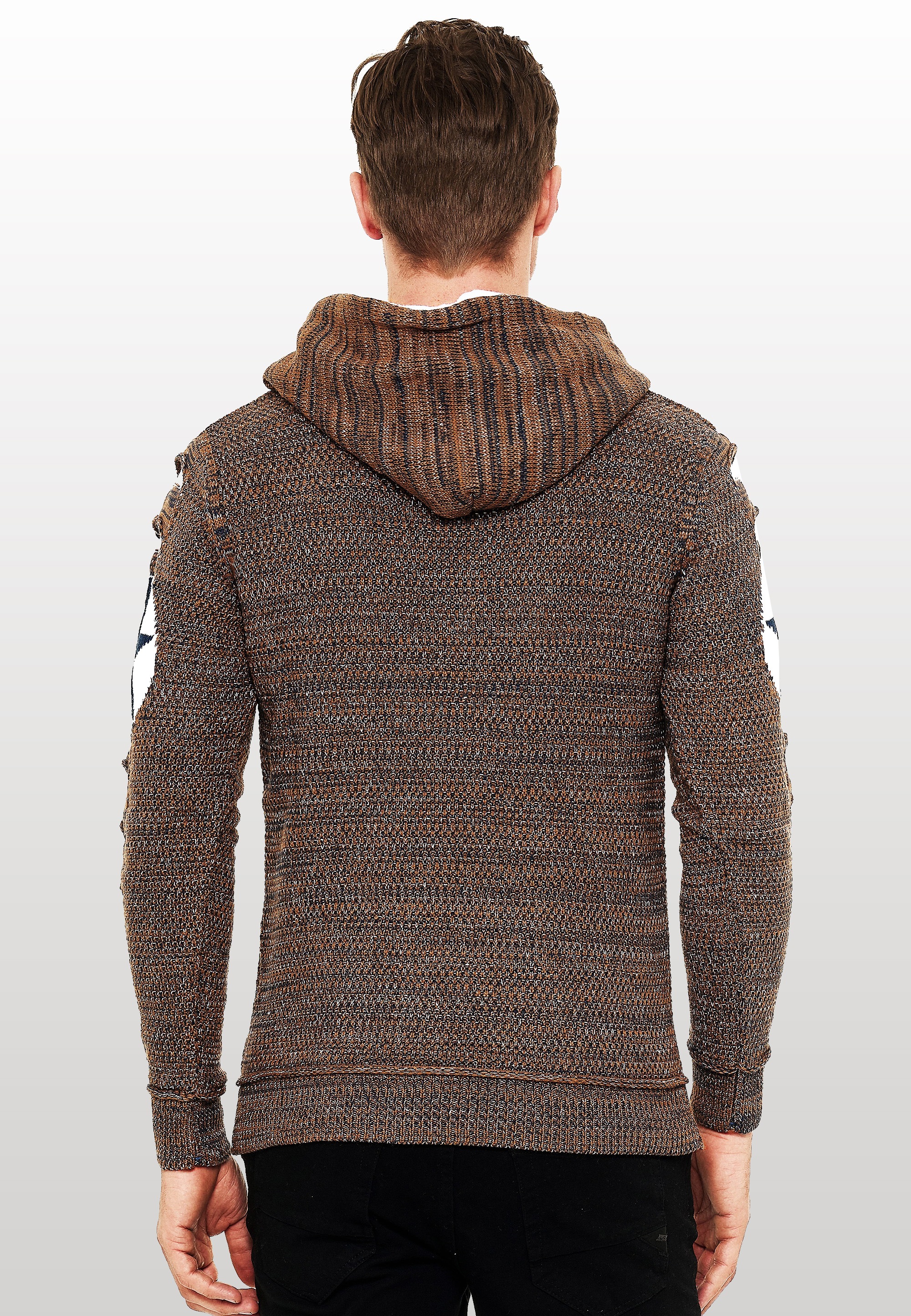 Rusty Neal Kapuzensweatshirt, mit großem Stern-Design