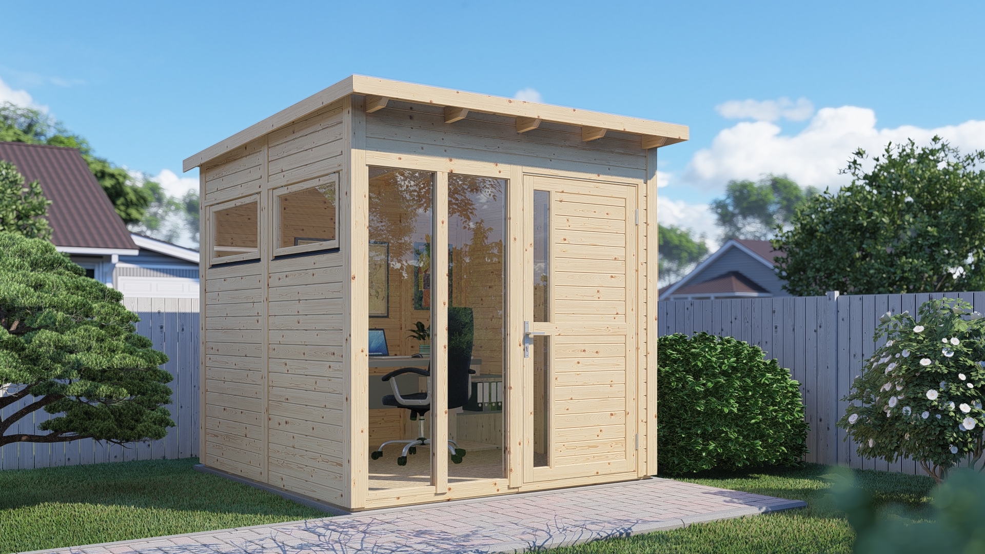 KONIFERA Gartenhaus »Pentus 2 Office Lounge«