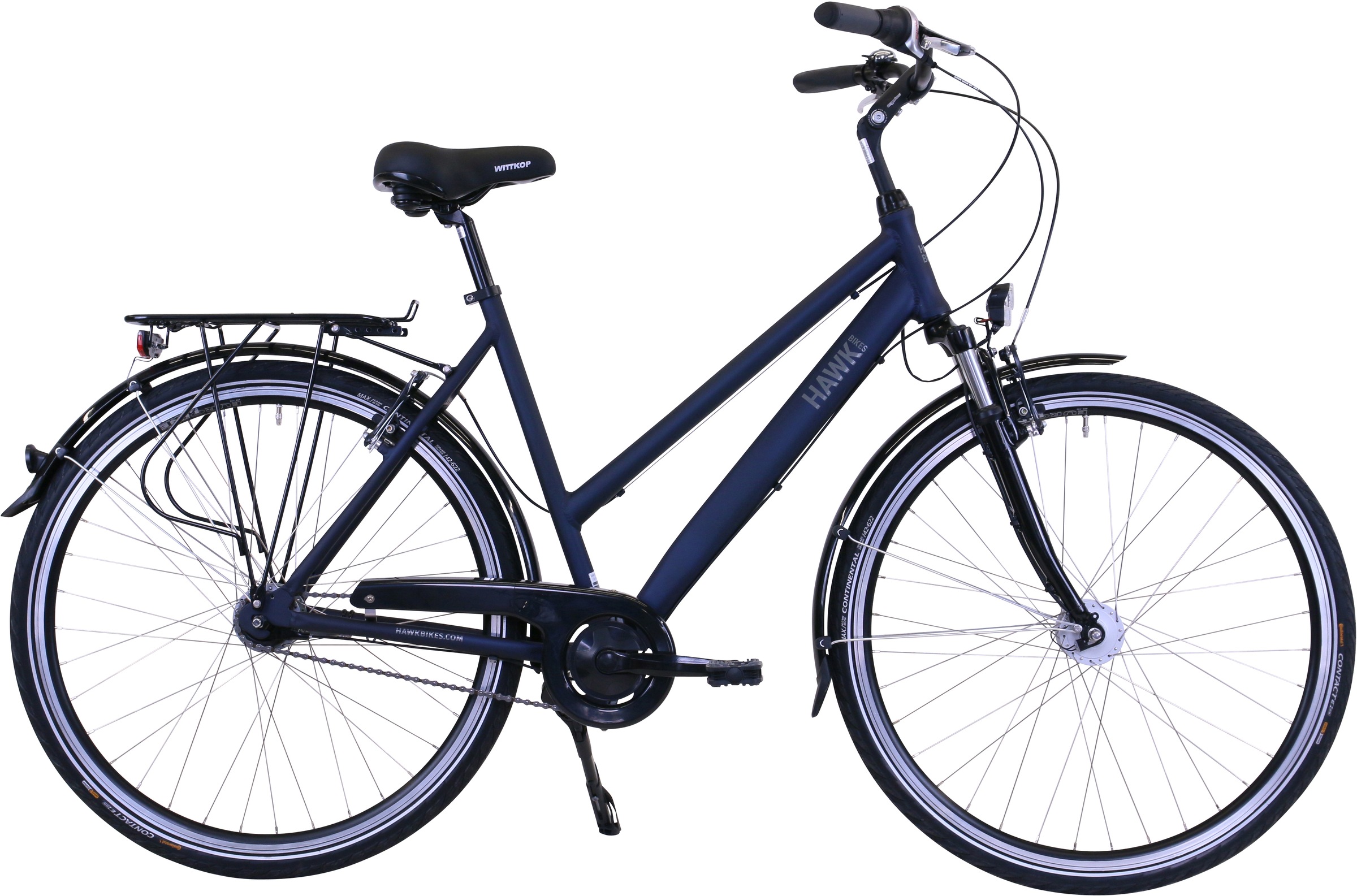 HAWK Bikes Cityrad "Lady Deluxe", 7 Gang, Nabenschaltung, für Damen, Nabenschaltung