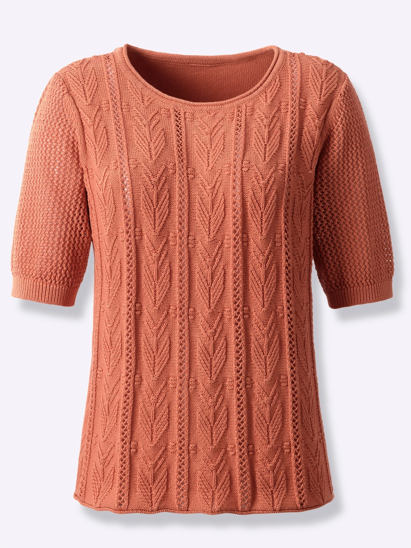 Inspirationen Strickpullover "Baumwoll-Pullover" günstig online kaufen