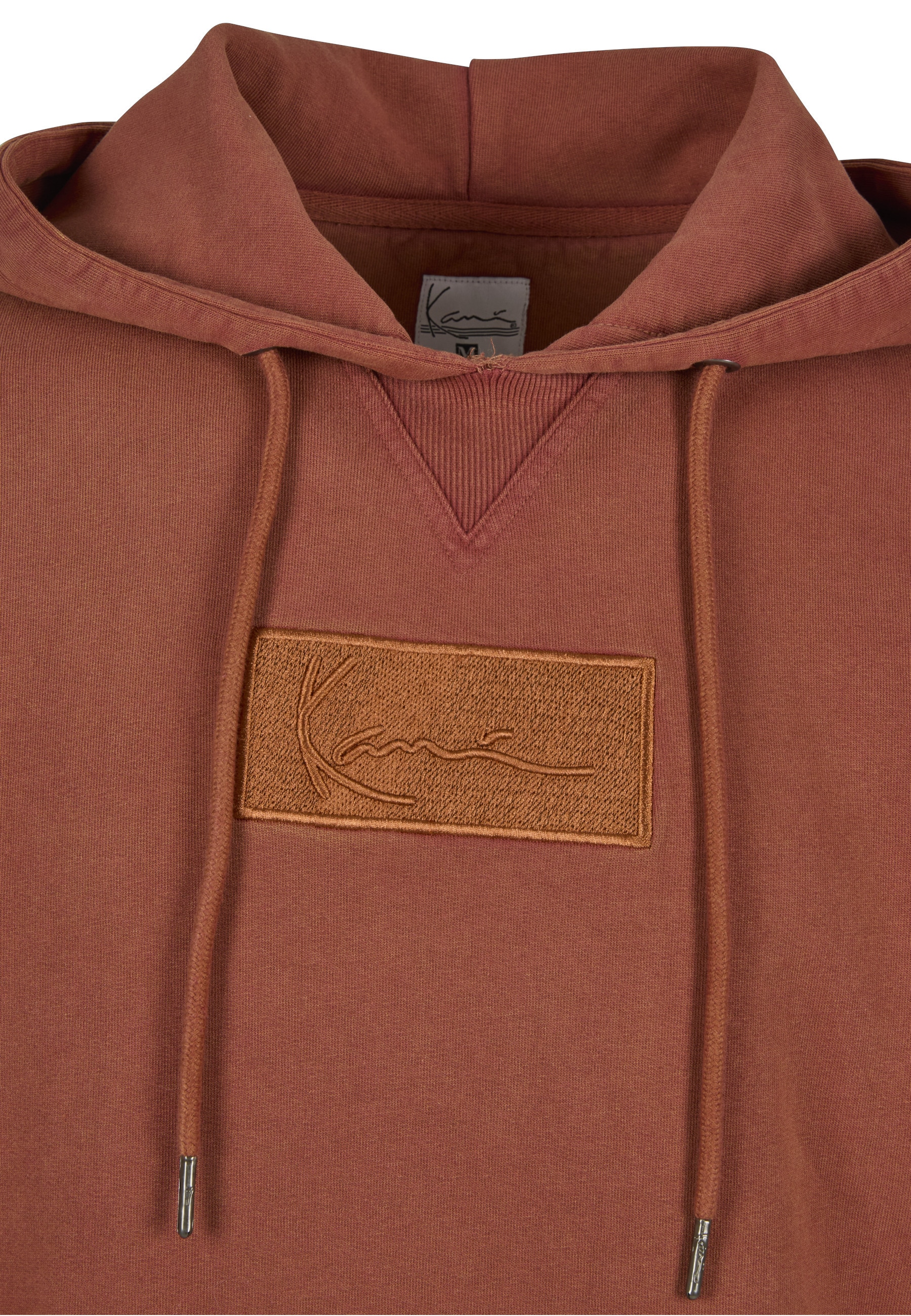 Karl Kani Kapuzenpullover »Karl Kani Small Signature Box Washed Hoodie dark orange« 1 tlg.
